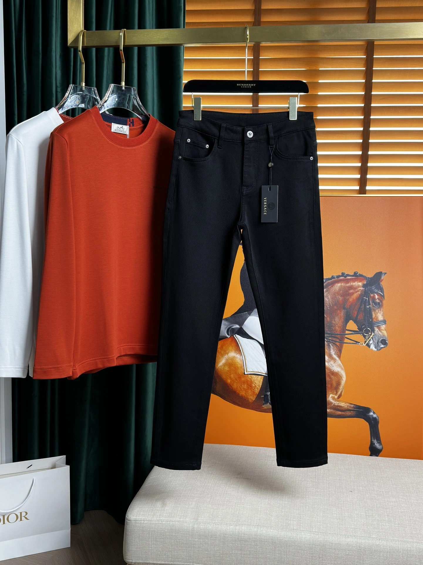 Timeless V*ERSACE Pants Top Quality D17 20240824- 14268