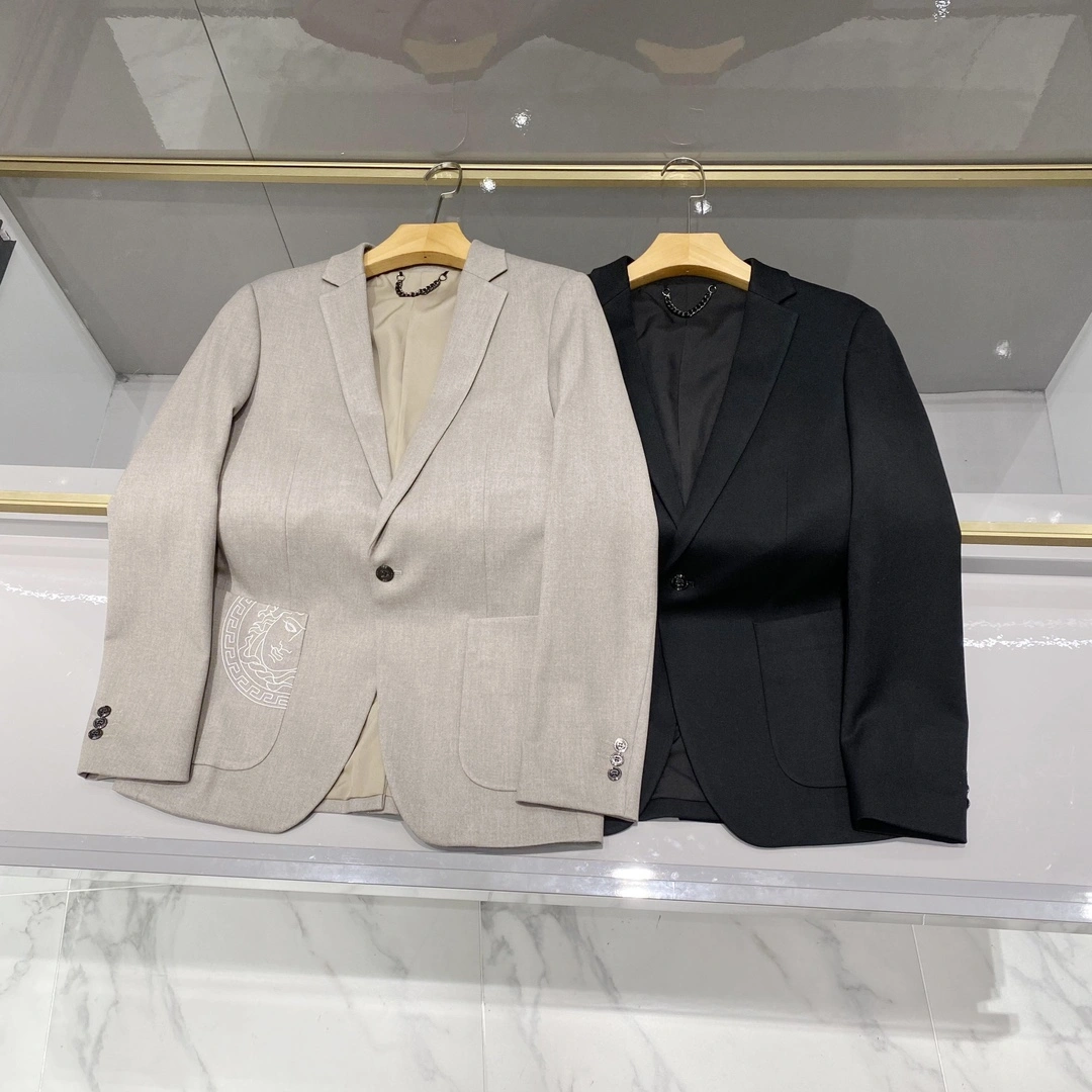 Supportive V*ERSACE Suit jacket Top Quality D17 20240822- 14269