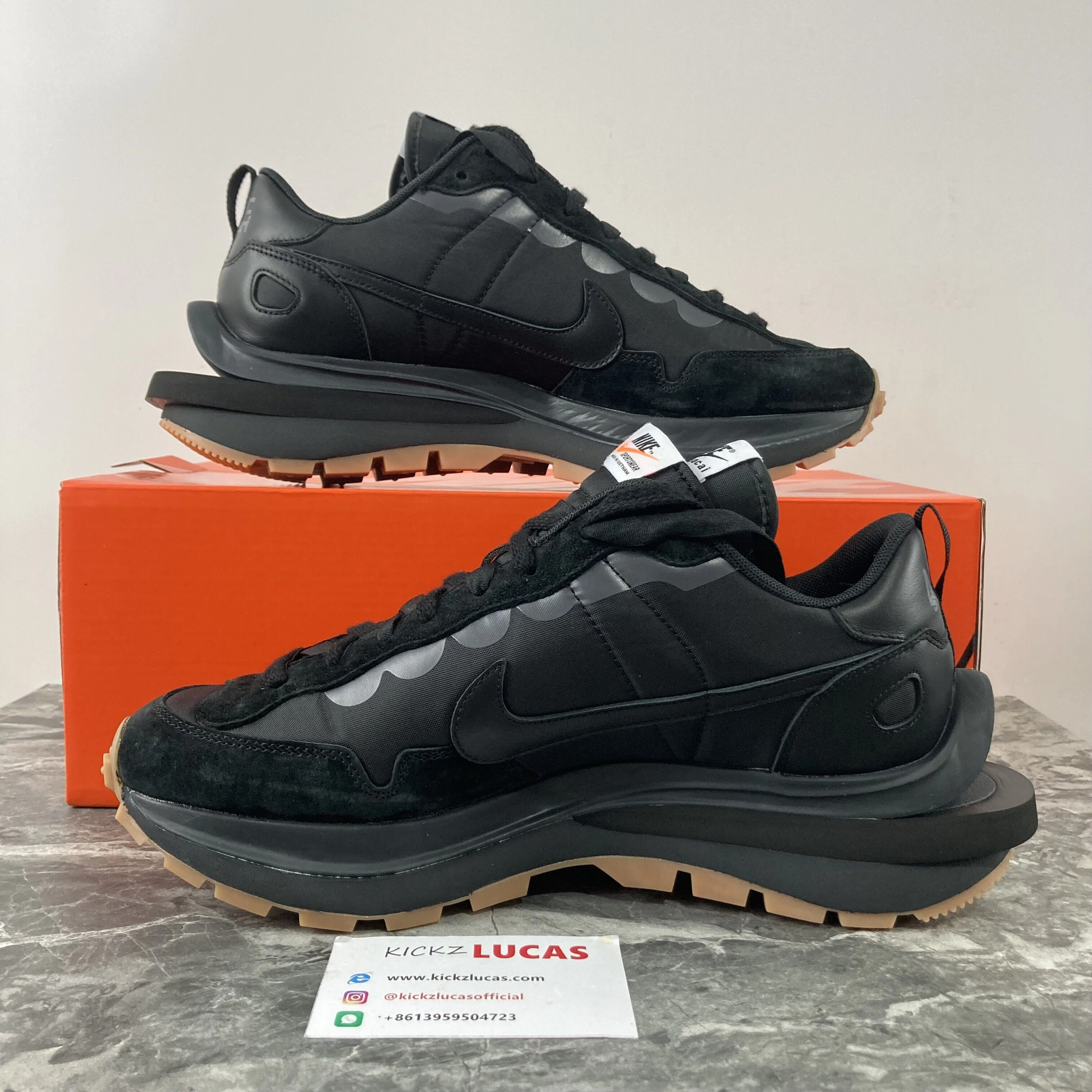 TimelessDesign Vaporwaffle sacai Black Gum DD1875- 1197