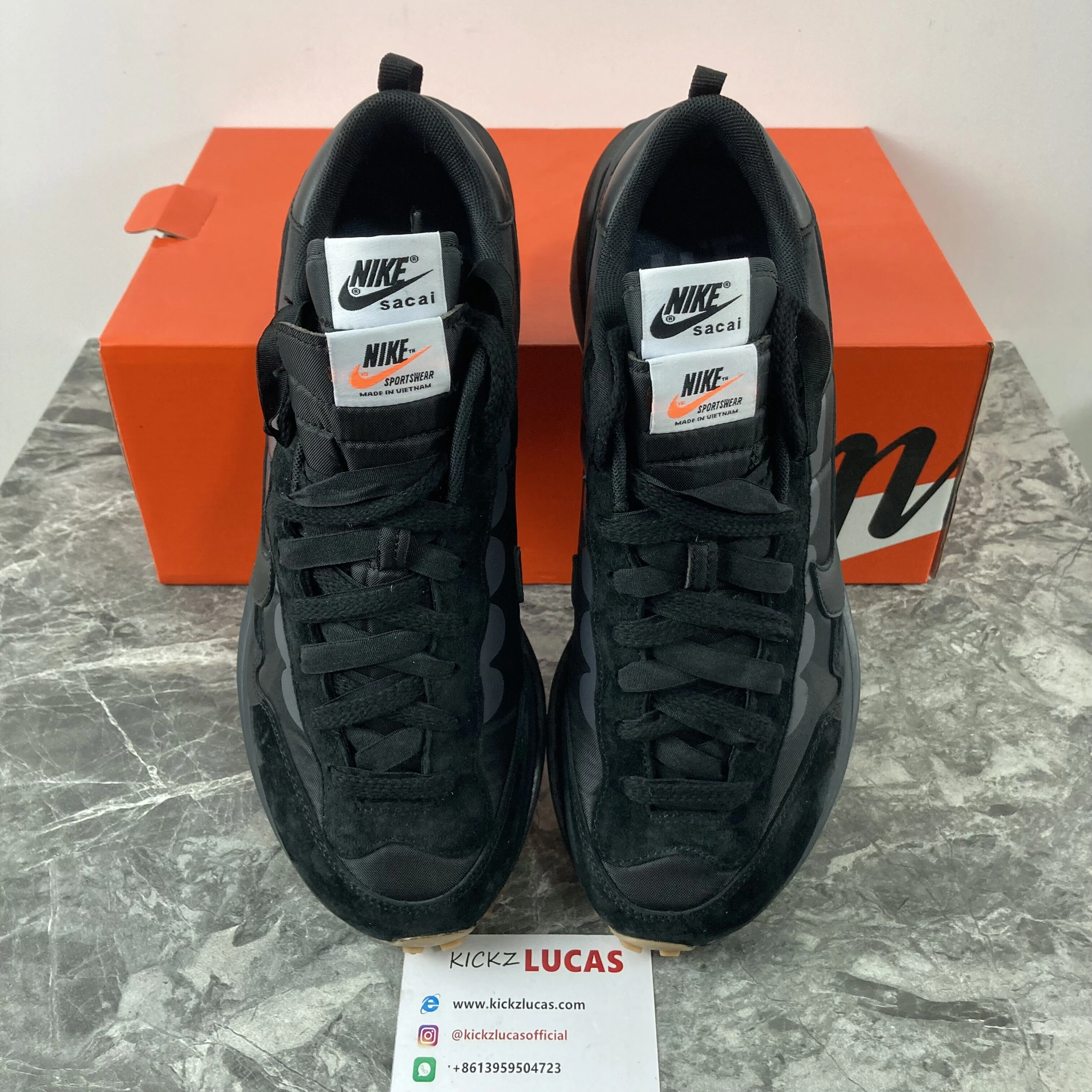 TimelessDesign Vaporwaffle sacai Black Gum DD1875- 1197