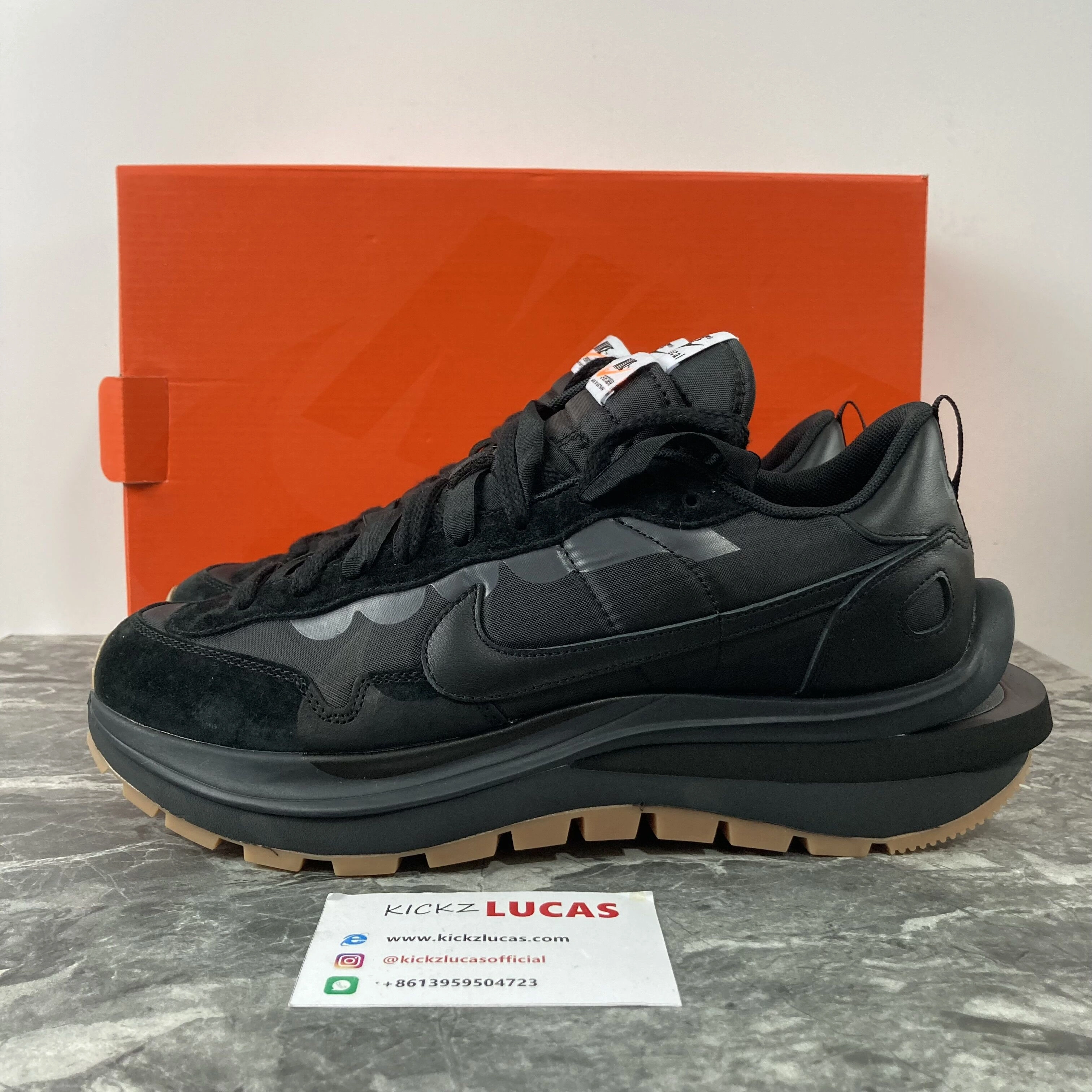 TimelessDesign Vaporwaffle sacai Black Gum DD1875- 1197