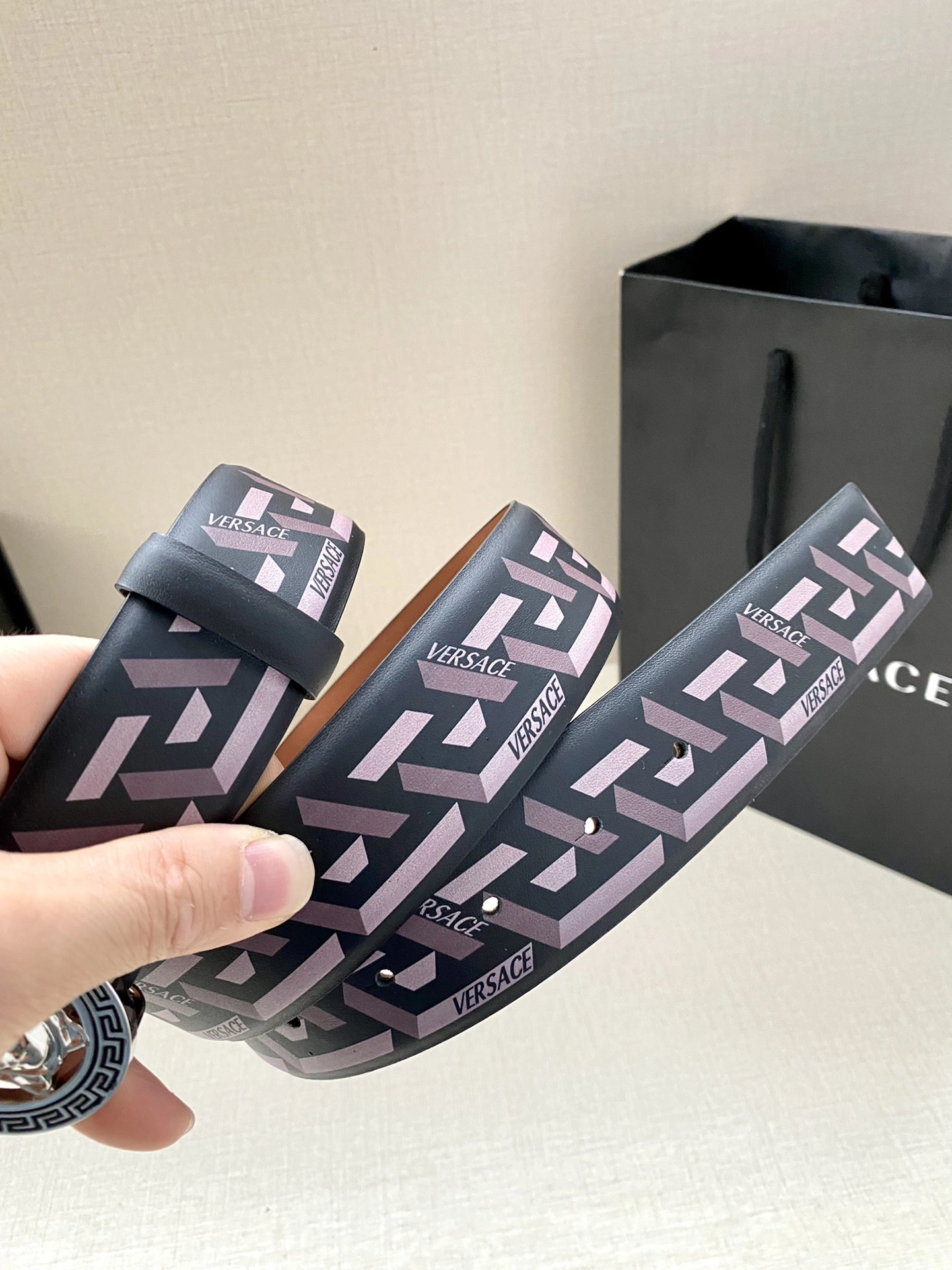 Stretchable V*ersace Belts AT 20240802- 15949