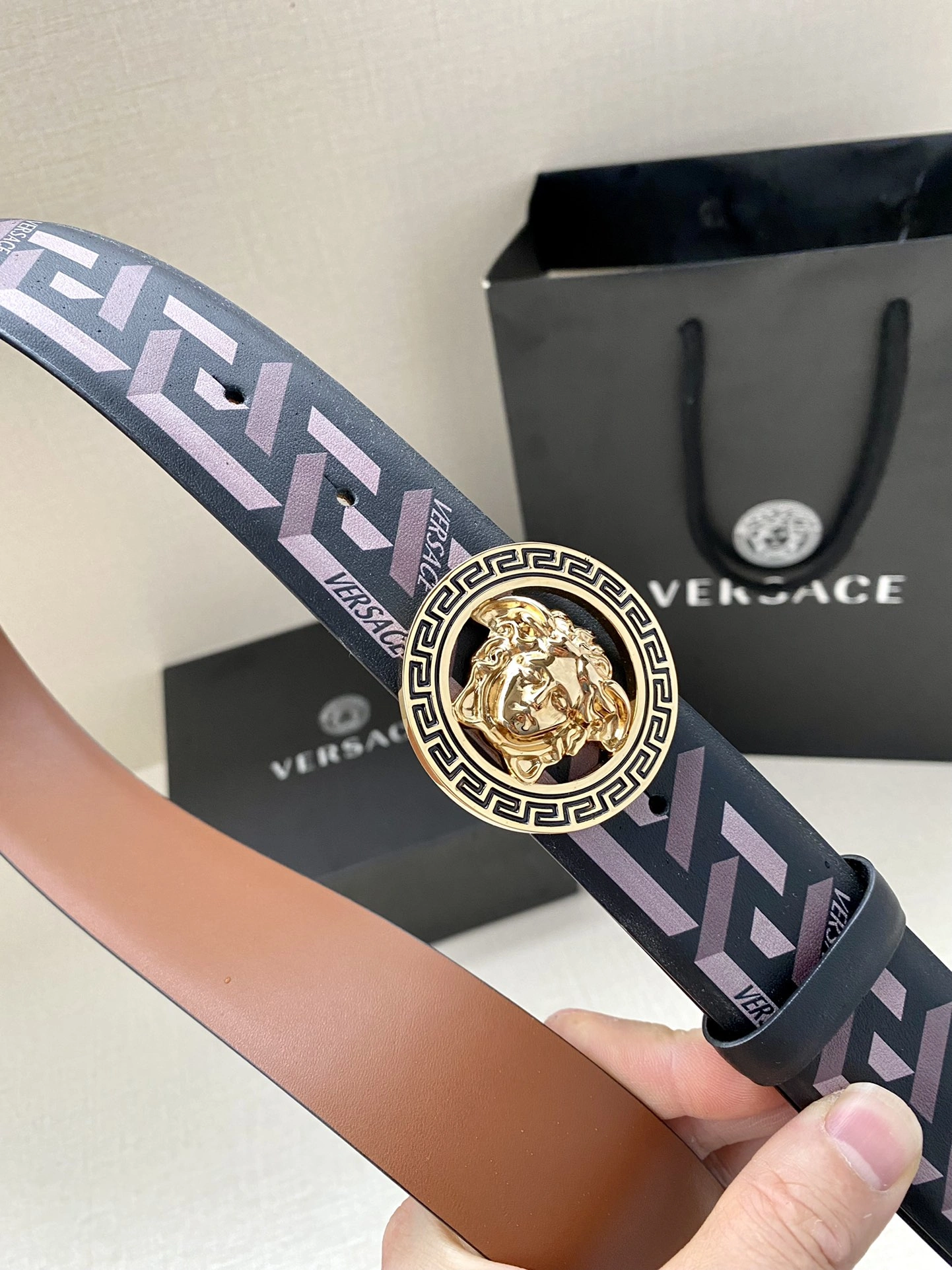 Stretchable V*ersace Belts AT 20240802- 15949