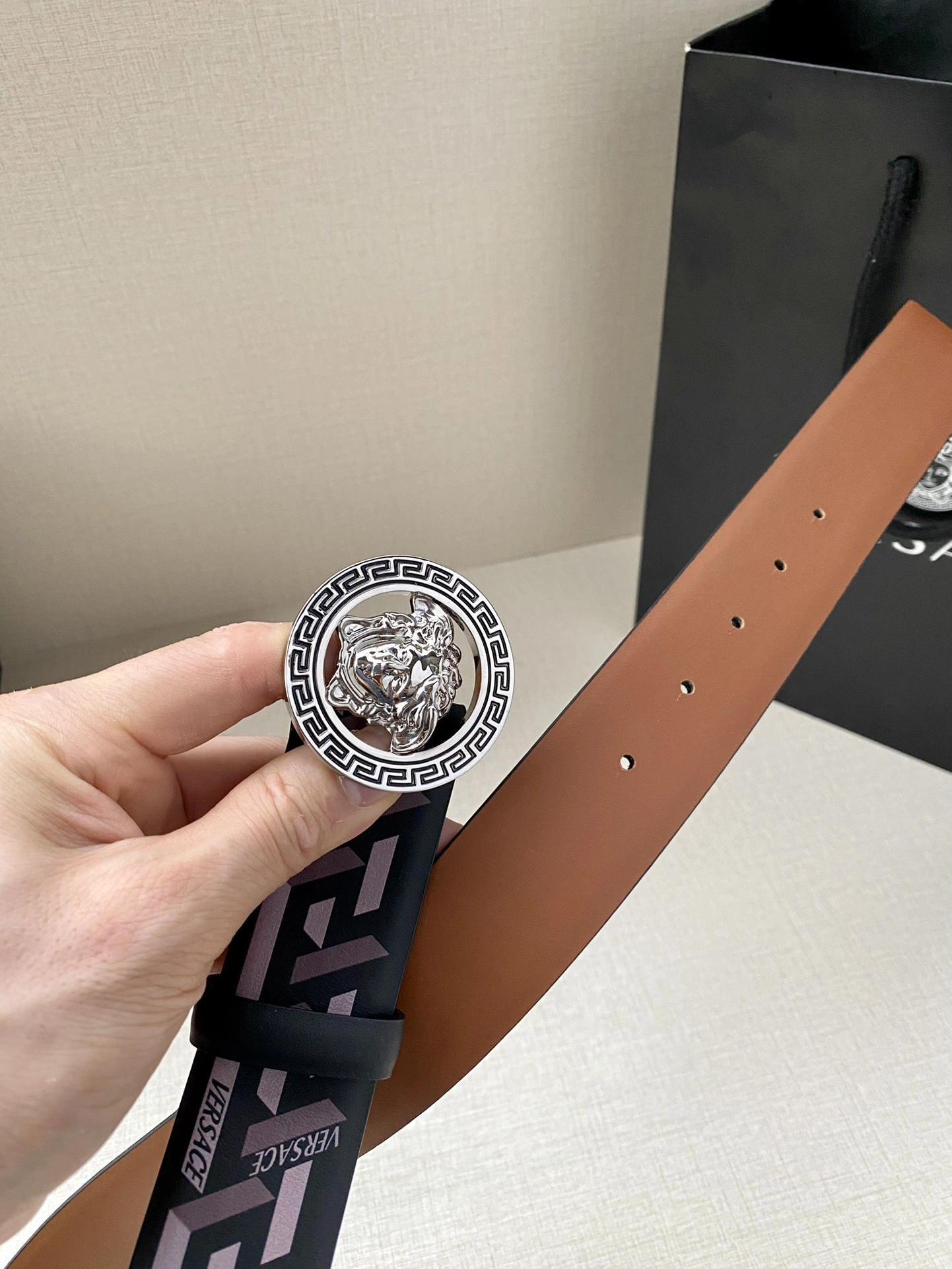 Stretchable V*ersace Belts AT 20240802- 15949