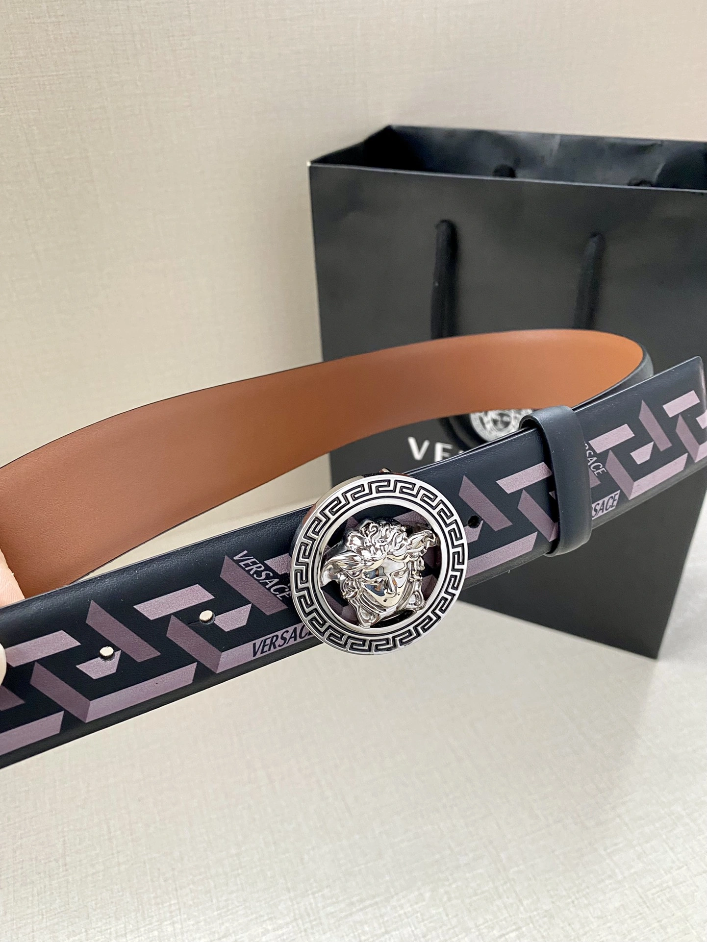 Stretchable V*ersace Belts AT 20240802- 15949