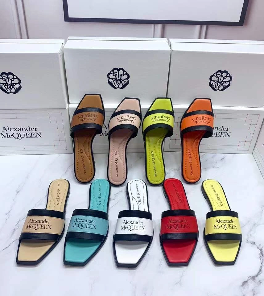 Women A*lexander M*cqueen Top Sandals WaterResistant 3178