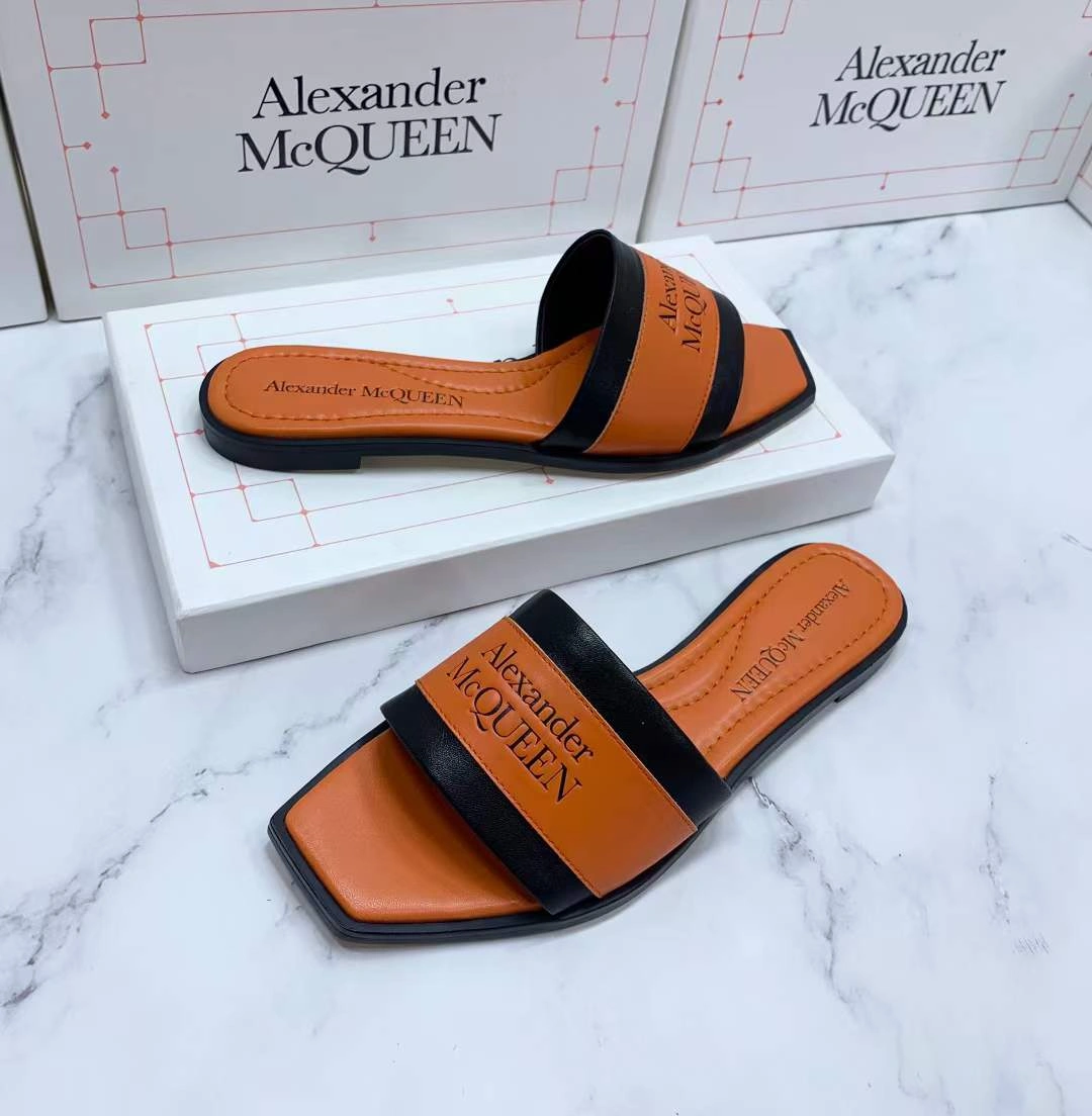 Women A*lexander M*cqueen Top Sandals WaterResistant 3178