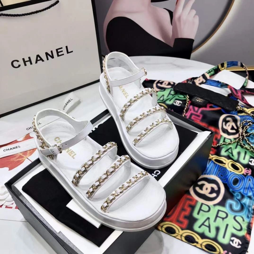 Women C*hanel Top Sandals TravelReady 6738