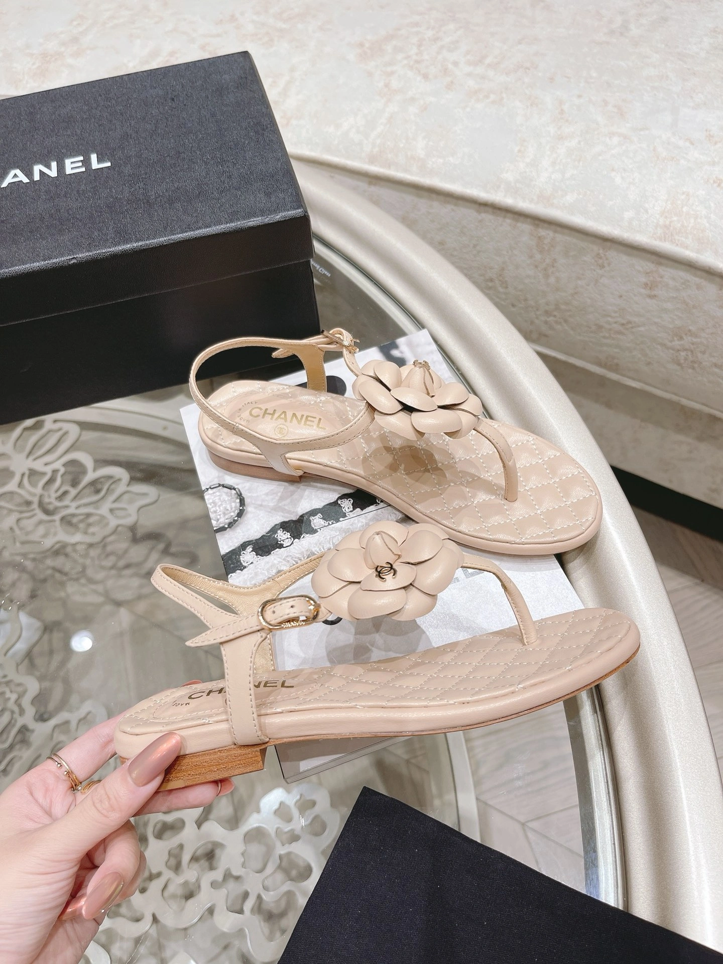 Women C*hanel Top Sandals Trendy 6723