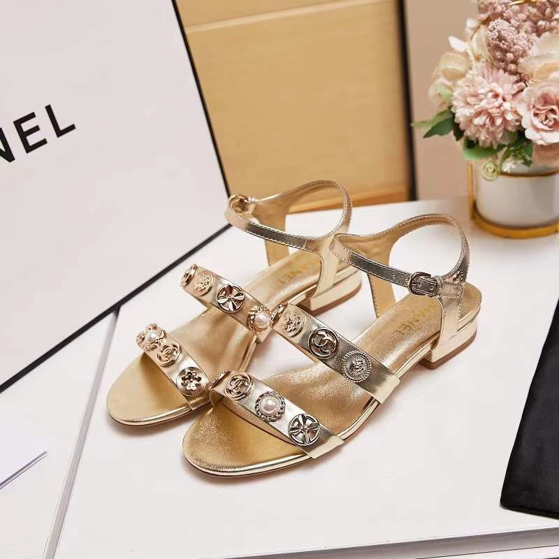 Women C*hanel Top Sandals Sustainable 6733
