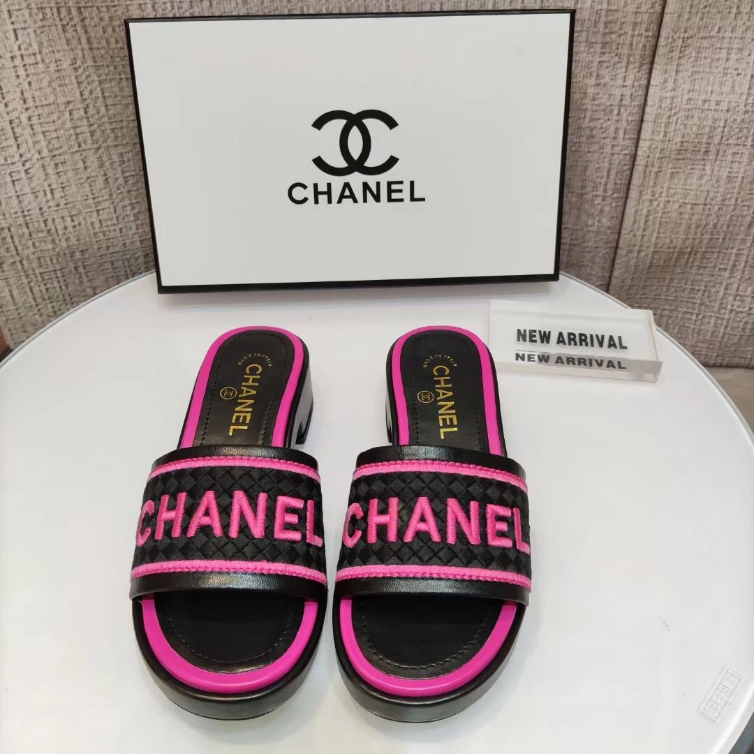 Upgraded Women C*hanel Top Sandals 6716