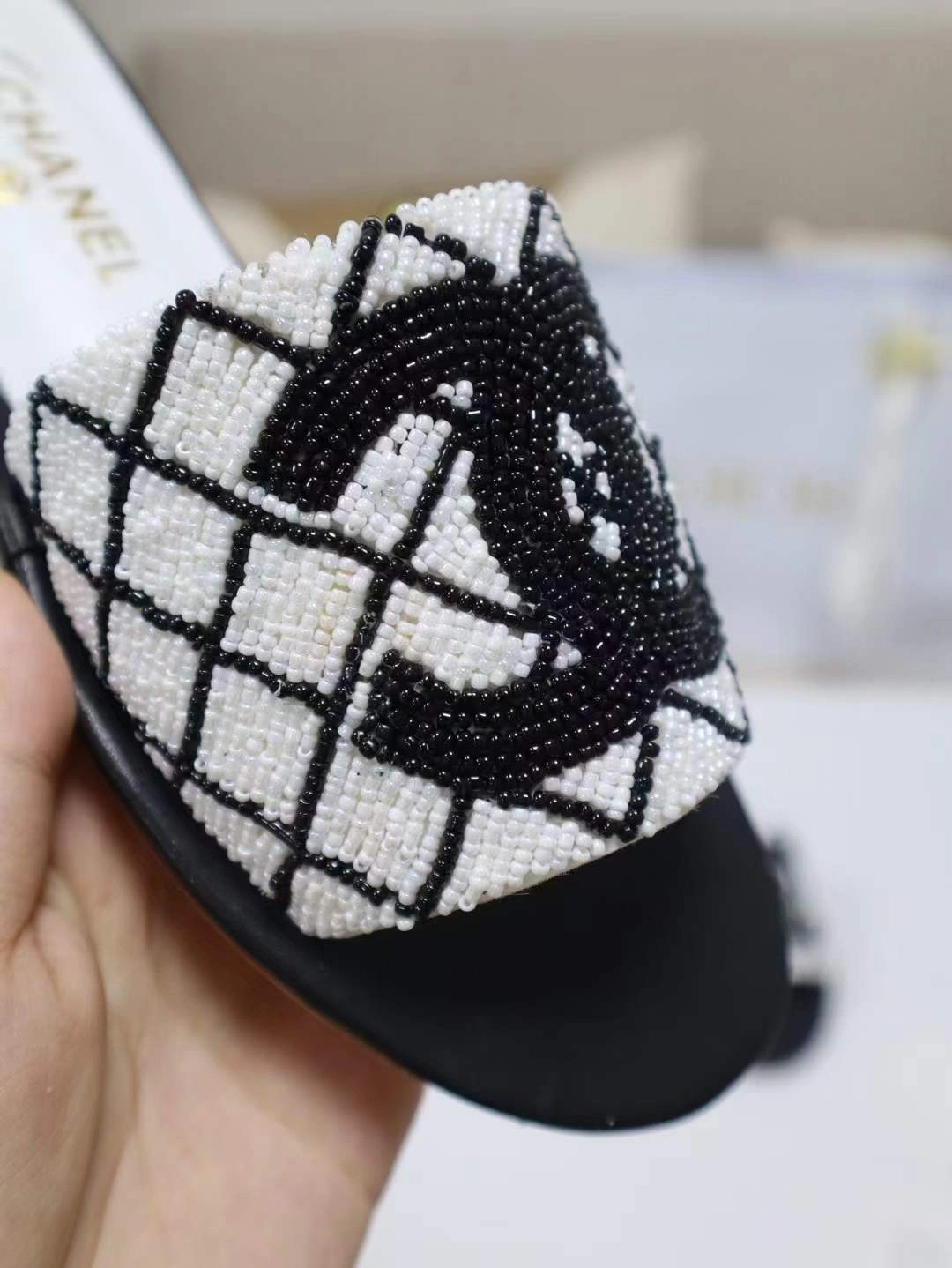 Trendsetting Women C*hanel Top Sandals 6728