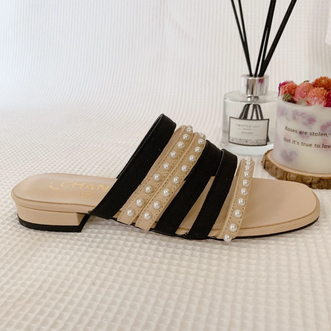 Bold Women C*hanel Top Sandals 6734