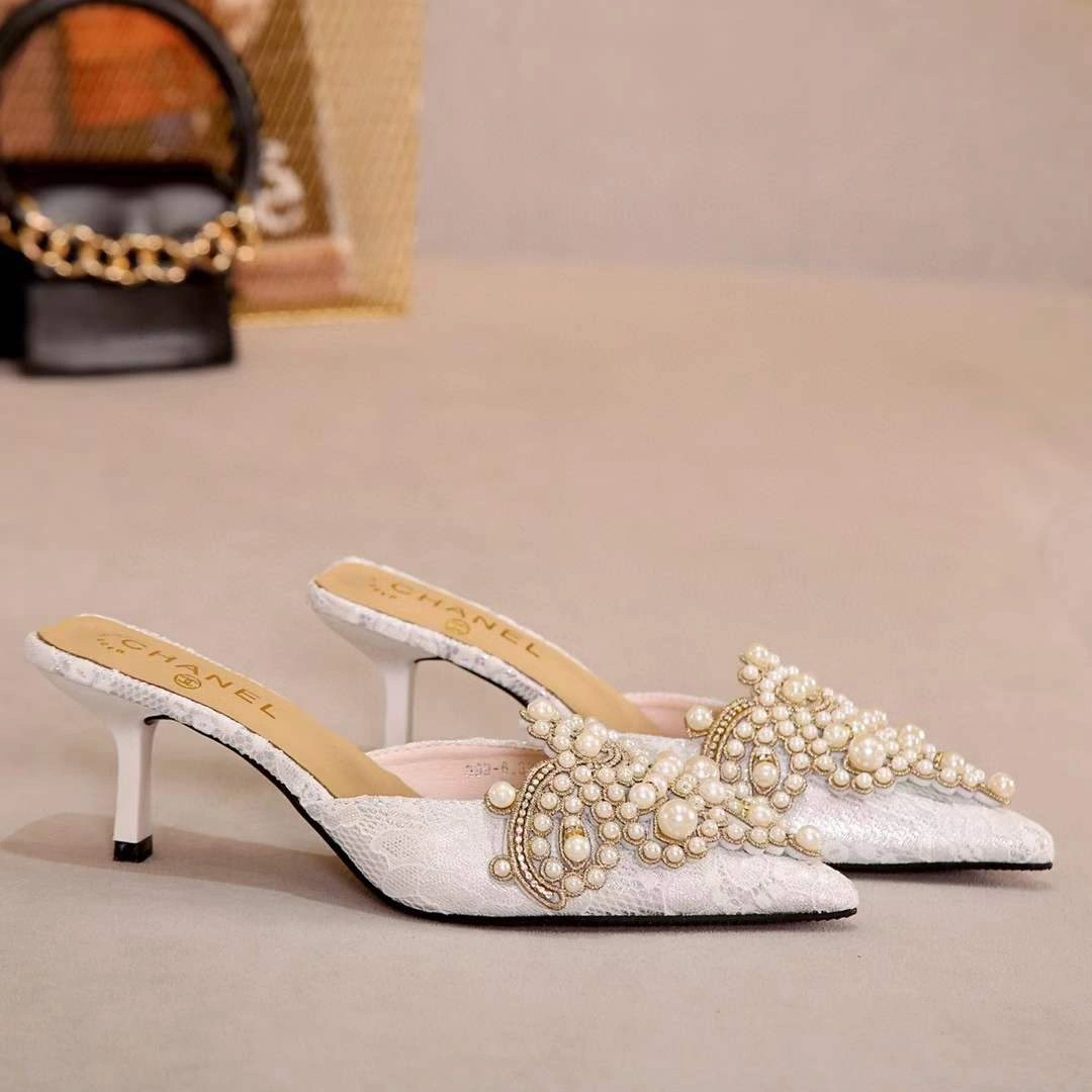 Women C*hanel Top Sandals FashionForward 6727