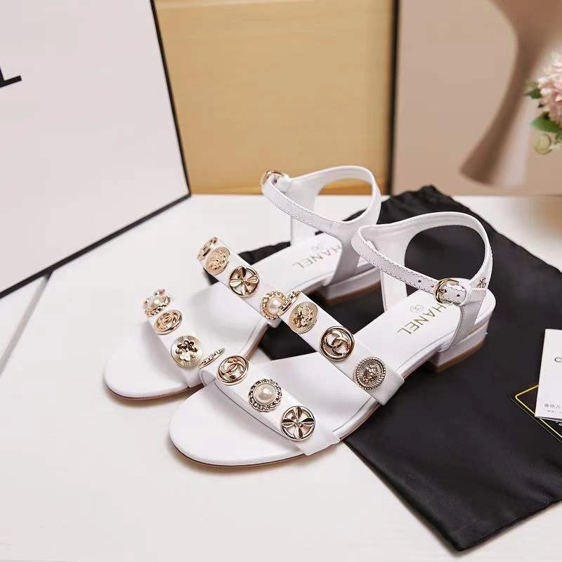 Women C*hanel Top Sandals Sustainable 6733