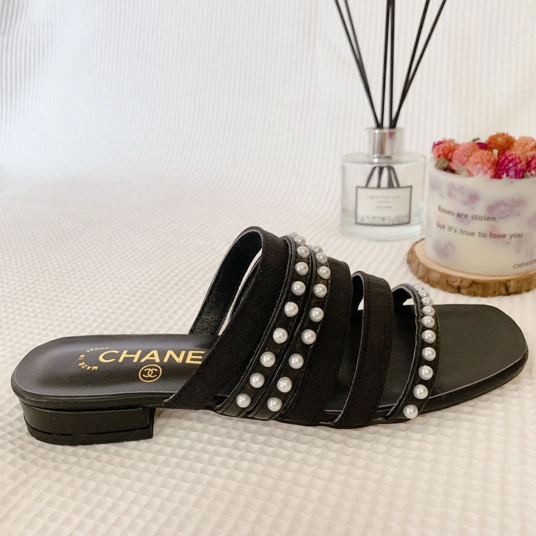 Bold Women C*hanel Top Sandals 6734