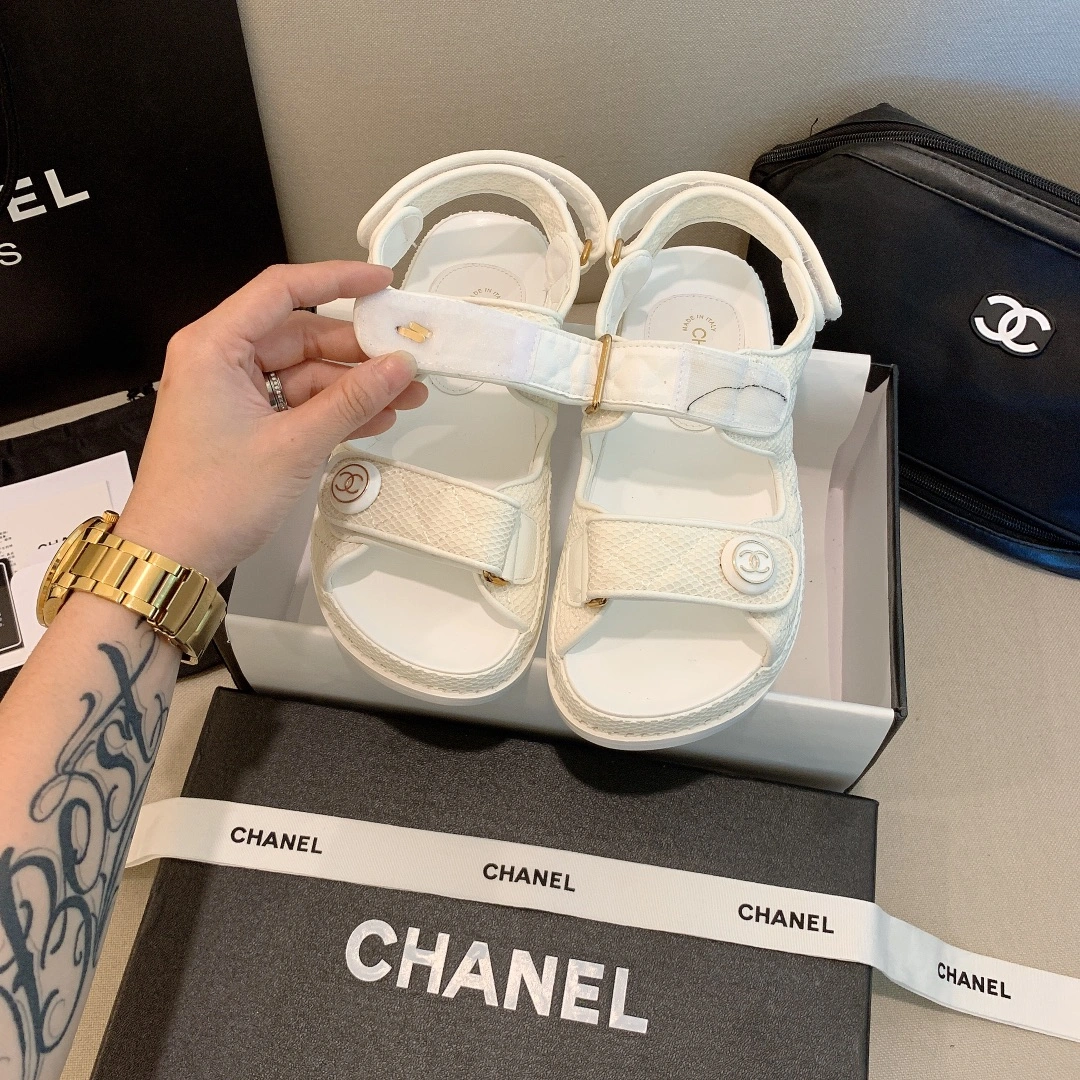 Comfortable Women C*hanel Top Sandals 6717