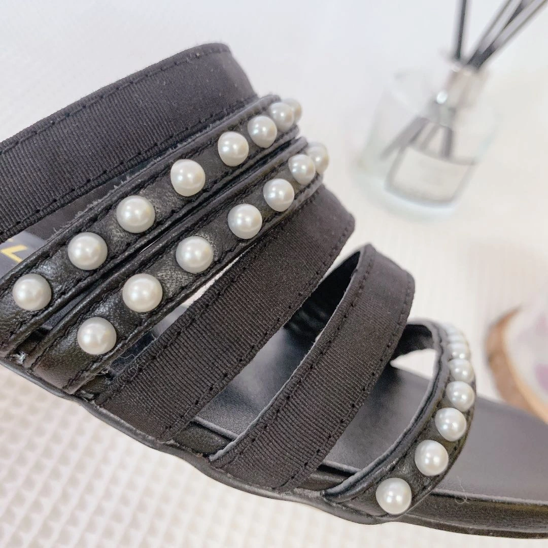 Bold Women C*hanel Top Sandals 6734