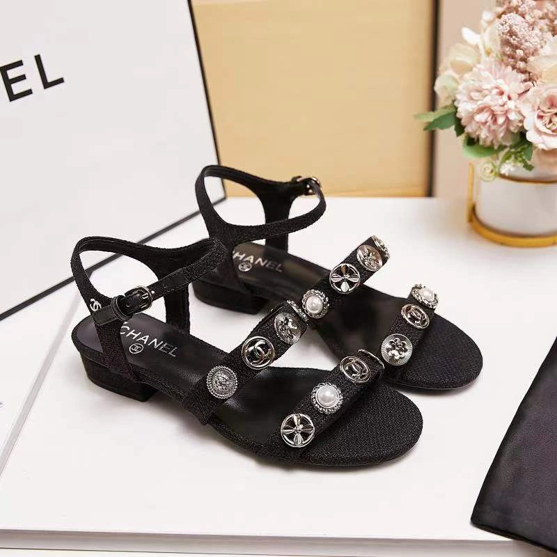 Women C*hanel Top Sandals Sustainable 6733
