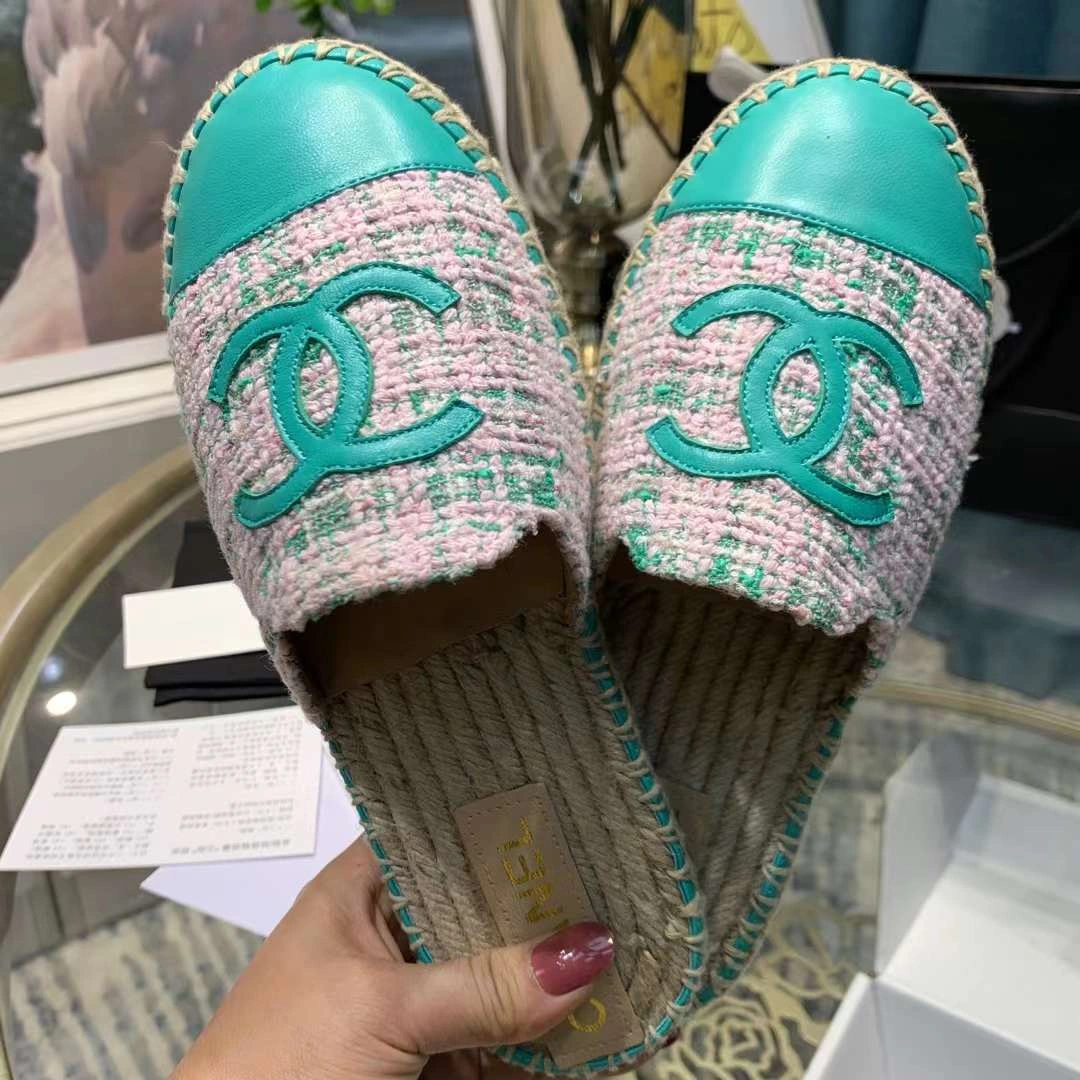 Sustainable Women C*hanel Top Sandals 6713