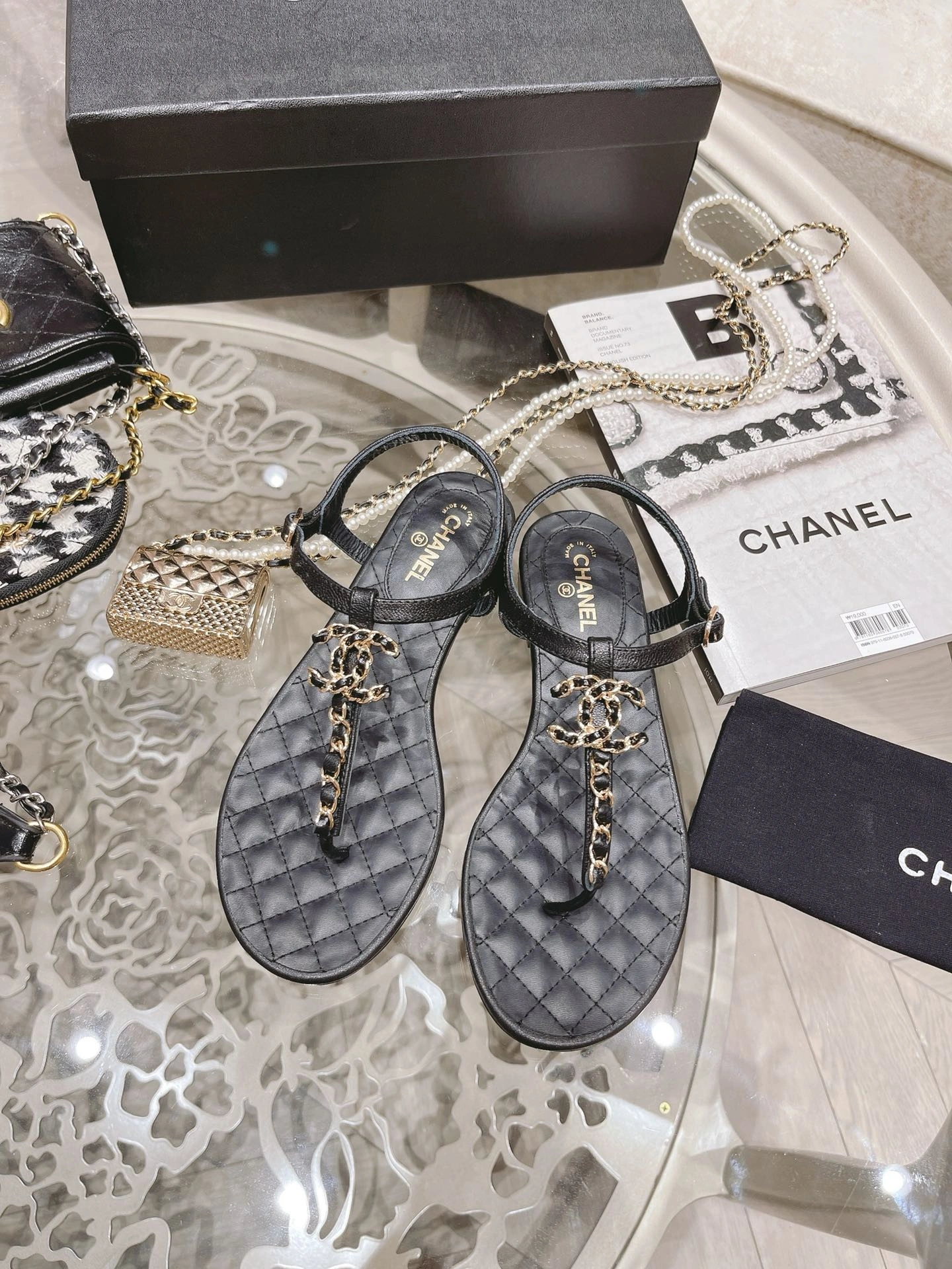 SportInspired Women C*hanel Top Sandals 6722