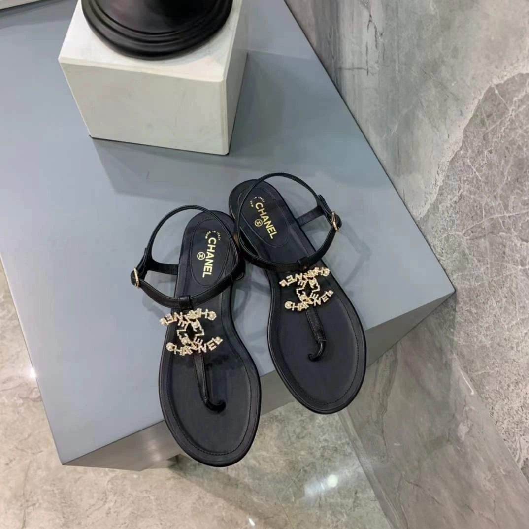 Trendy Women C*hanel Top Sandals 6742