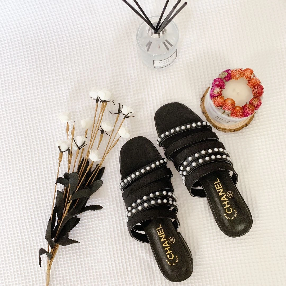 Bold Women C*hanel Top Sandals 6734