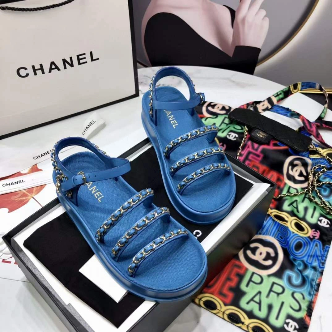 Women C*hanel Top Sandals TravelReady 6738
