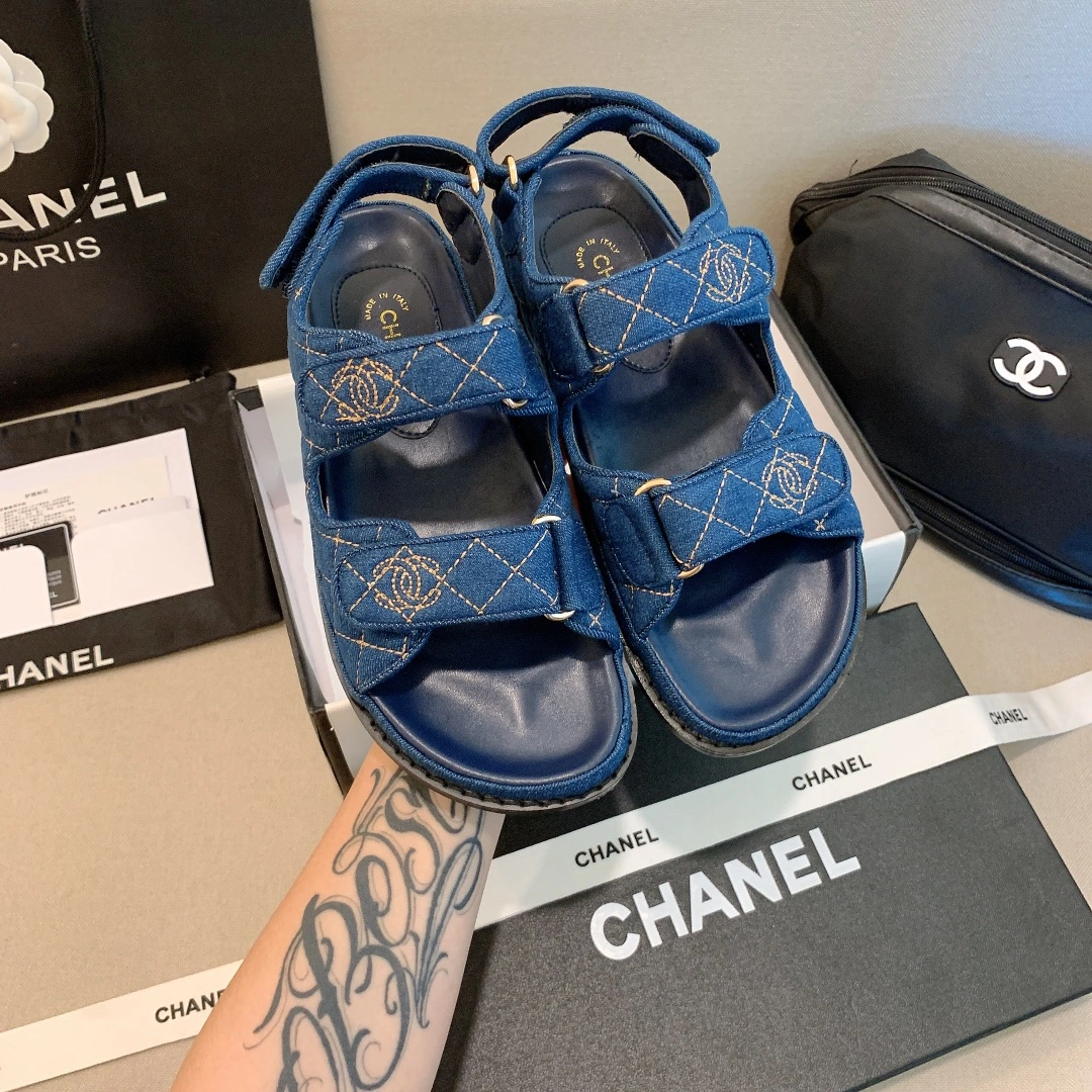 Comfortable Women C*hanel Top Sandals 6717