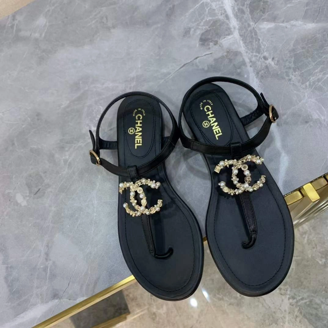 Trendy Women C*hanel Top Sandals 6742