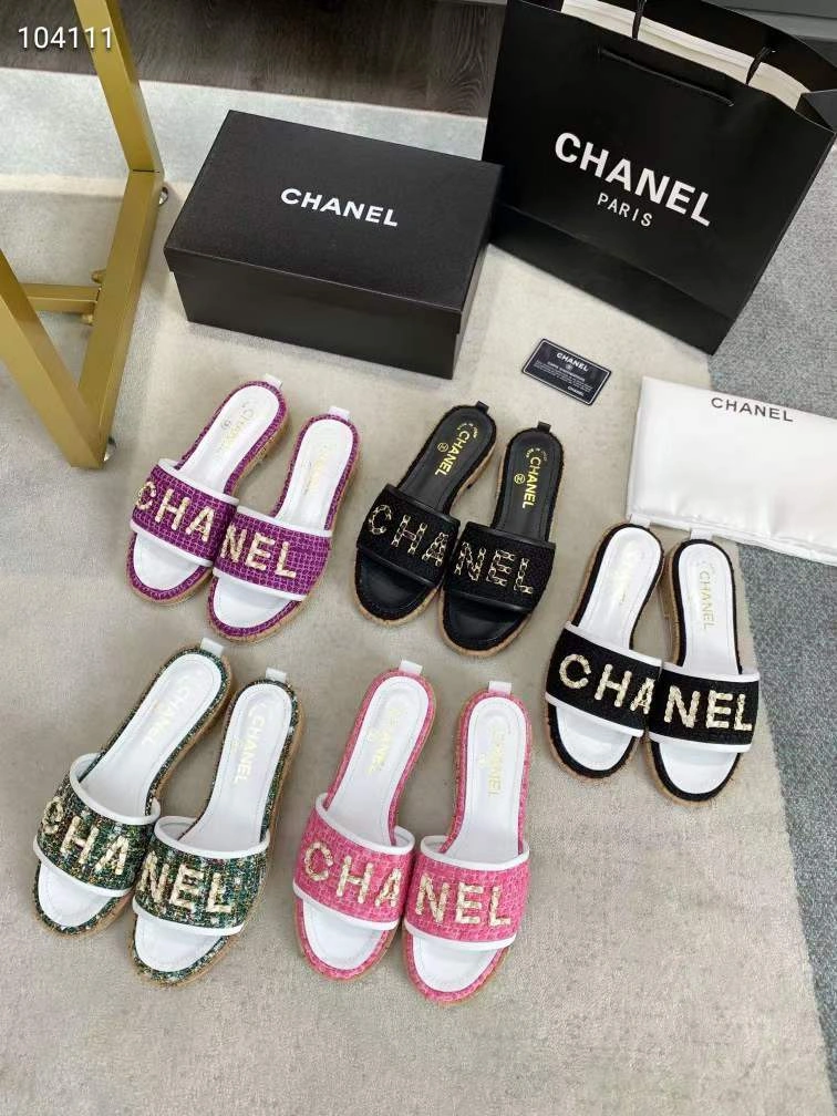 Women C*hanel Top Slippers SportInspired 6747