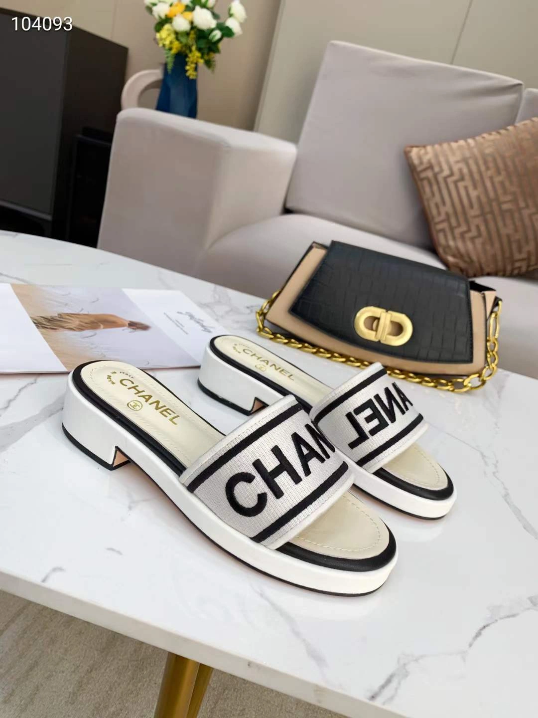 Women C*hanel Top Slippers Trendy 6748
