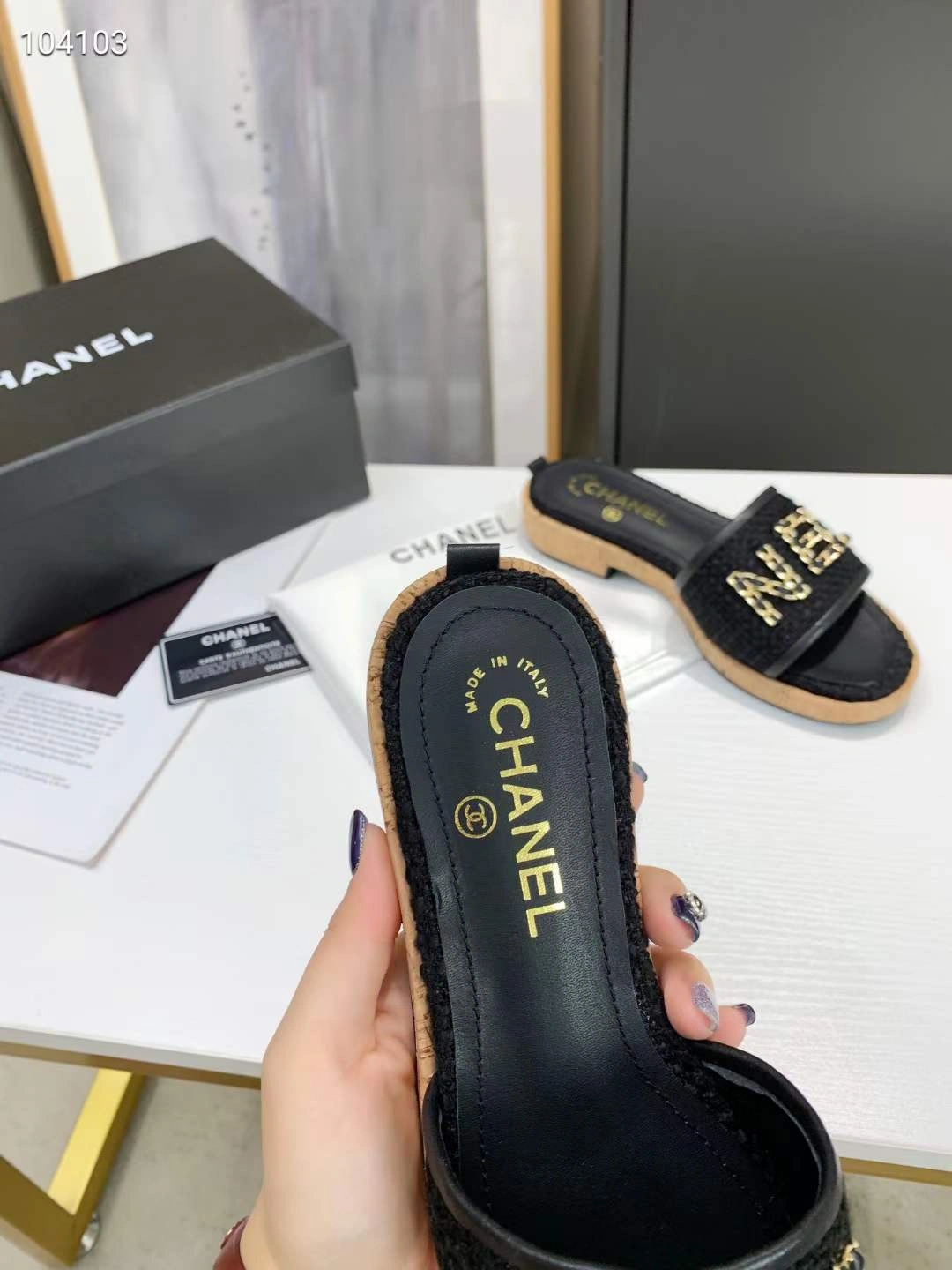 Women C*hanel Top Slippers SportInspired 6747