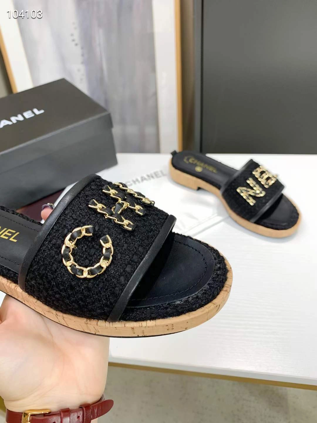Women C*hanel Top Slippers SportInspired 6747