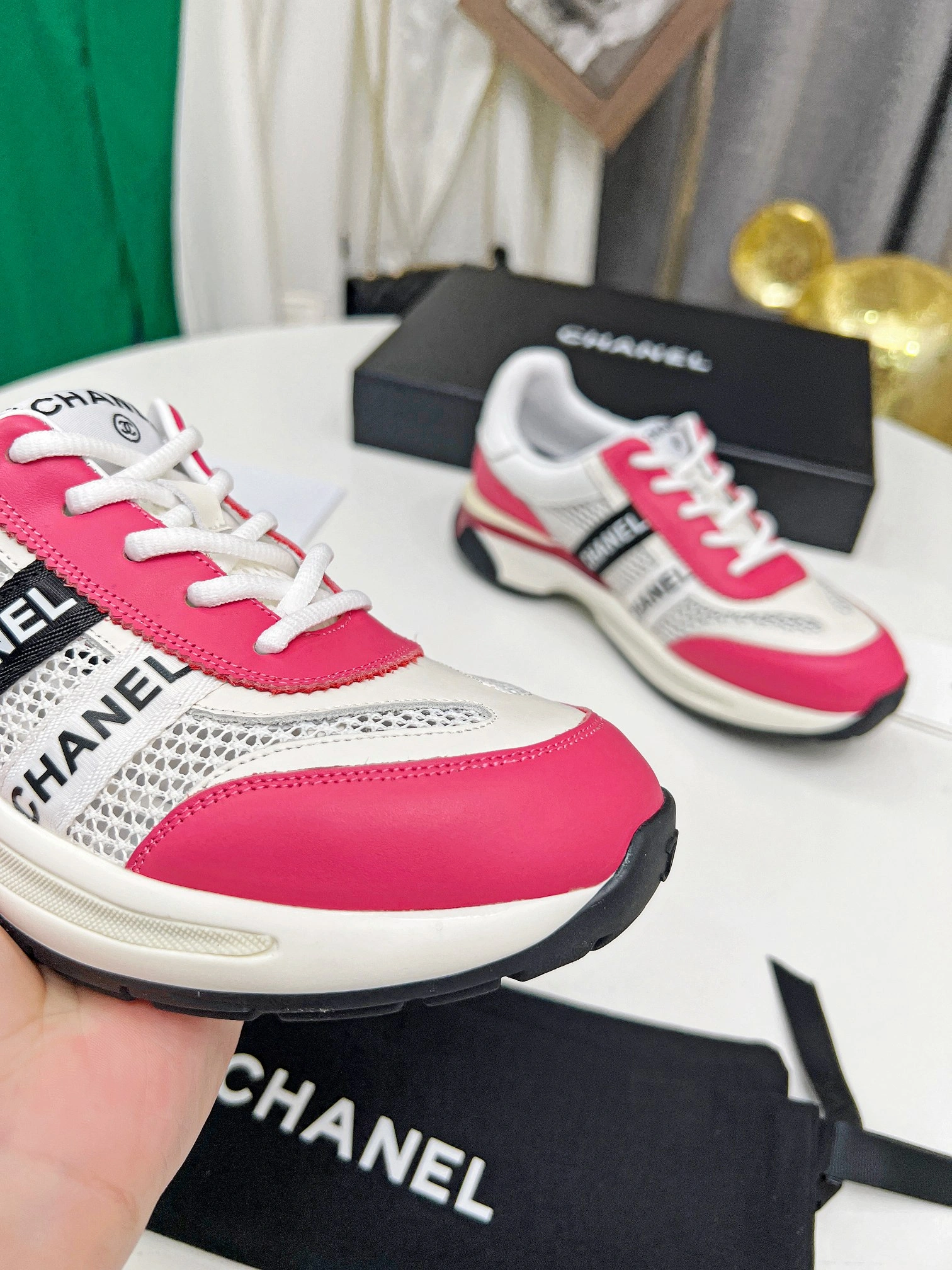 Fashionable Women C*hanel Top Sneaker Low CP 20230607- 6693