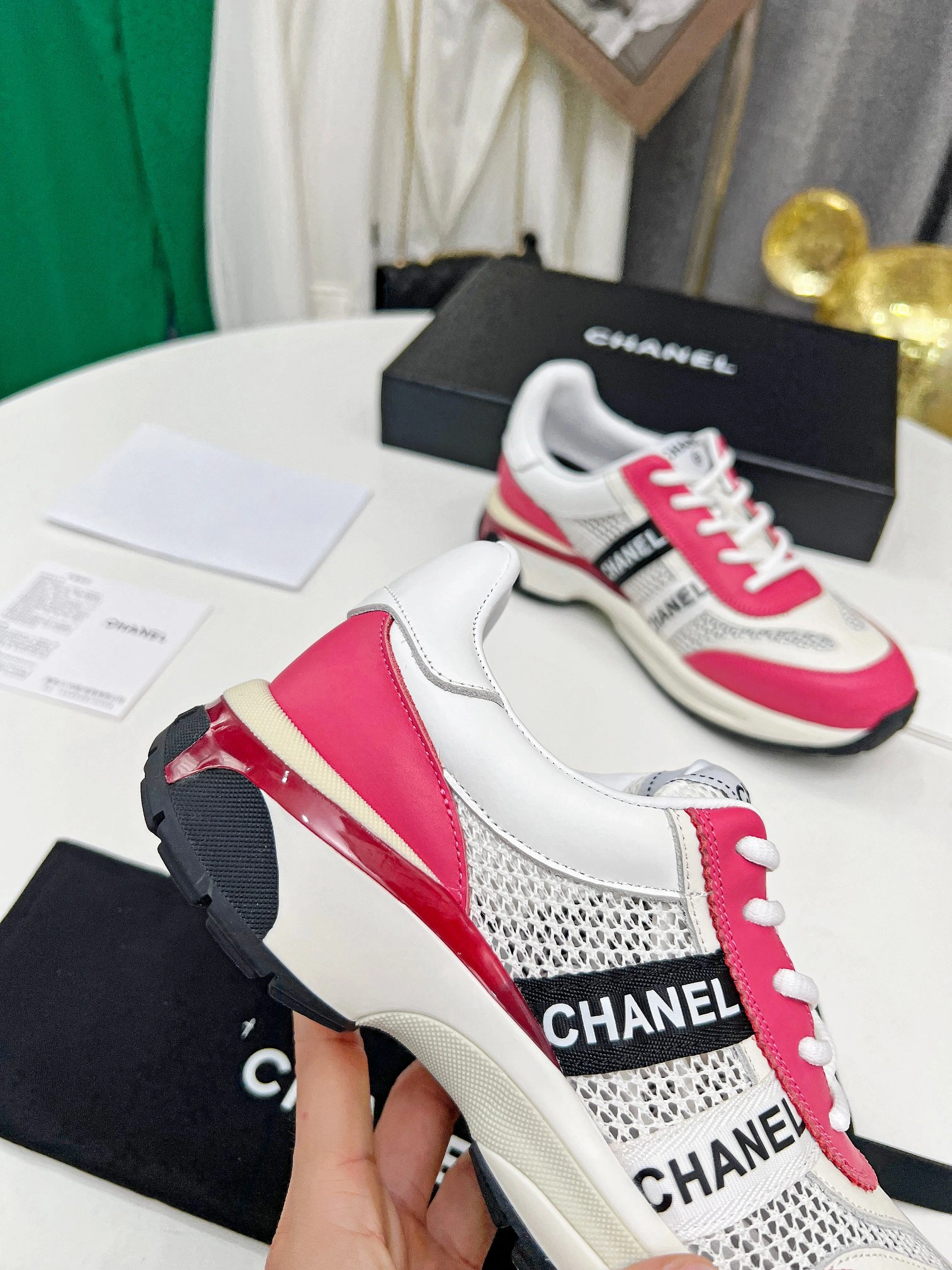 Fashionable Women C*hanel Top Sneaker Low CP 20230607- 6693