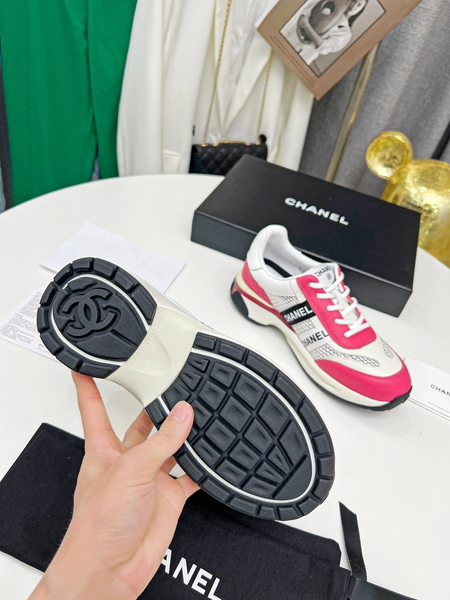 Fashionable Women C*hanel Top Sneaker Low CP 20230607- 6693