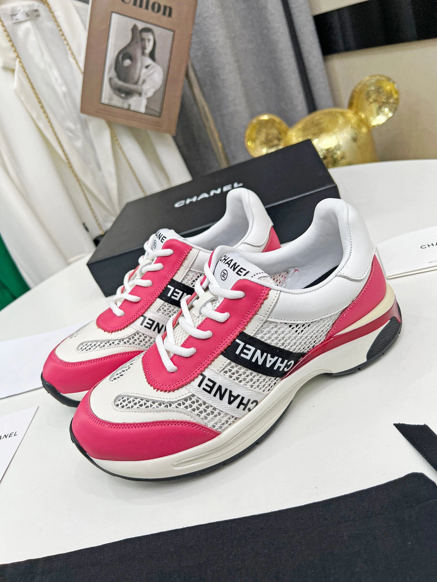 Fashionable Women C*hanel Top Sneaker Low CP 20230607- 6693
