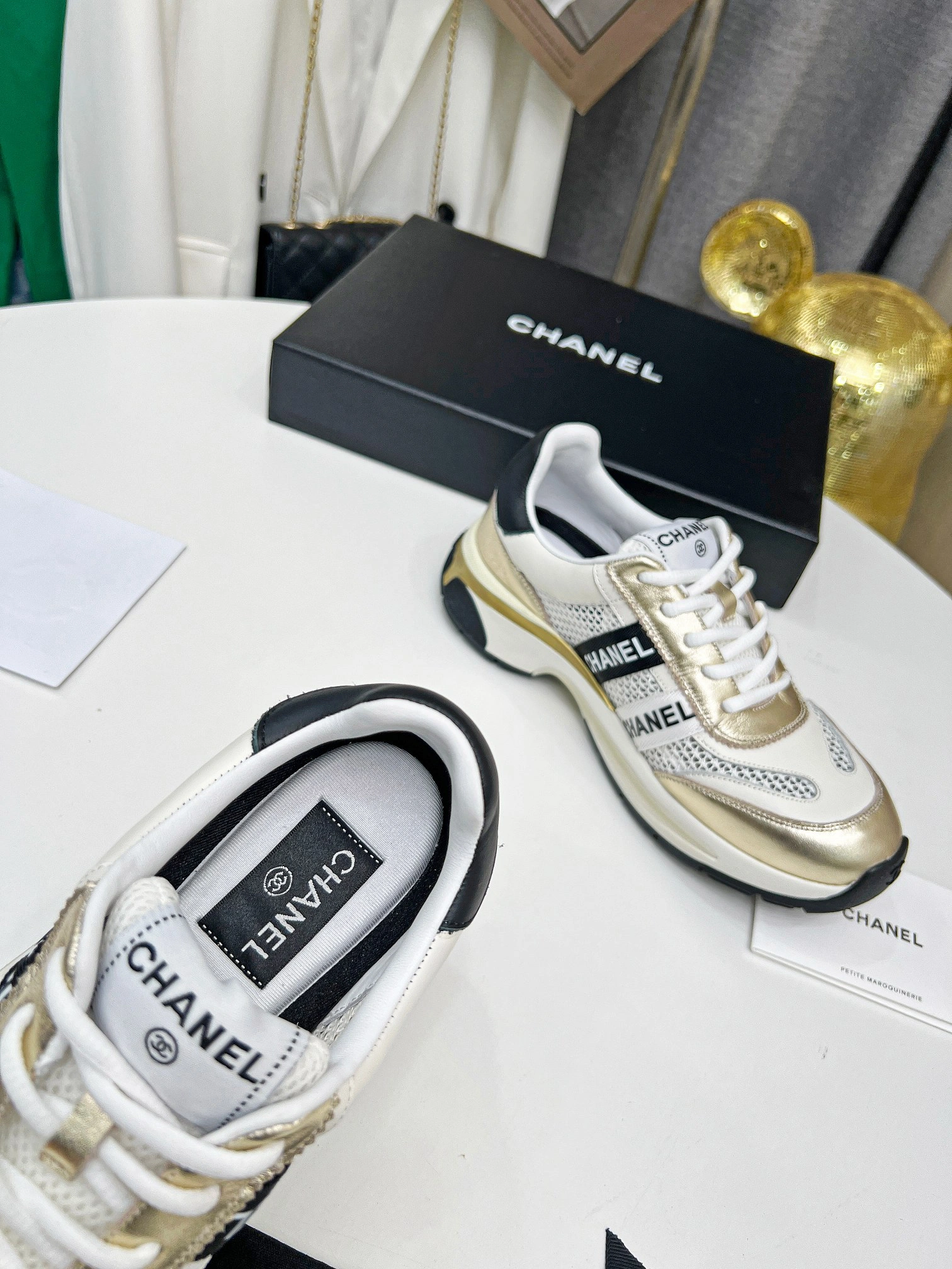 Women C*hanel Top Sneaker Low CP 20230607- Flexible 6691