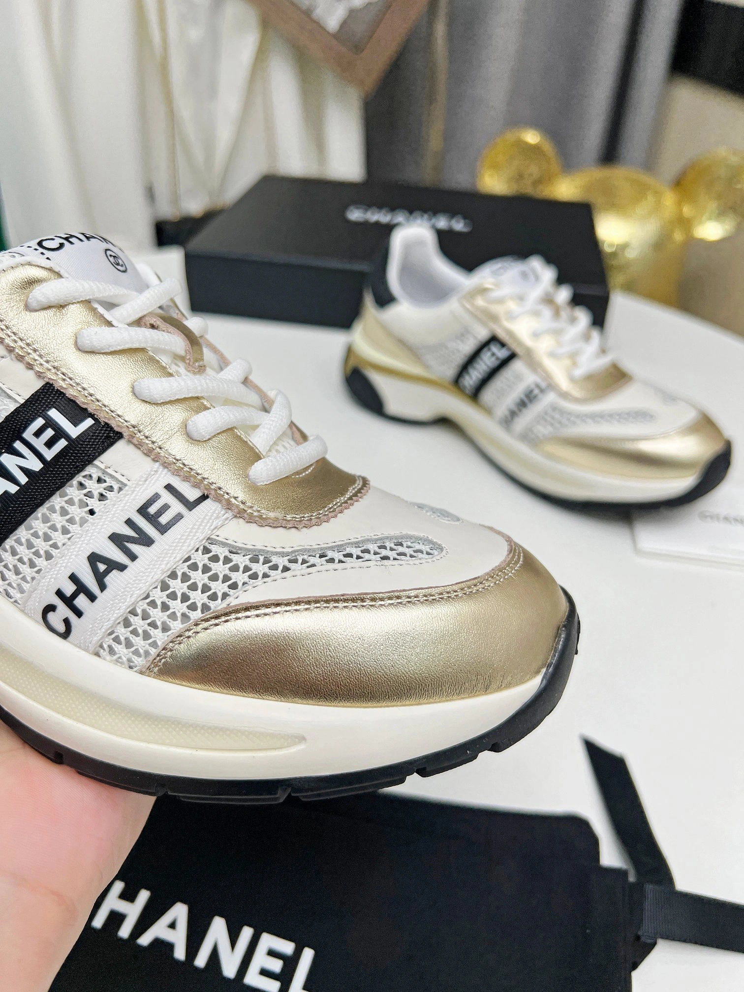 Women C*hanel Top Sneaker Low CP 20230607- Flexible 6691