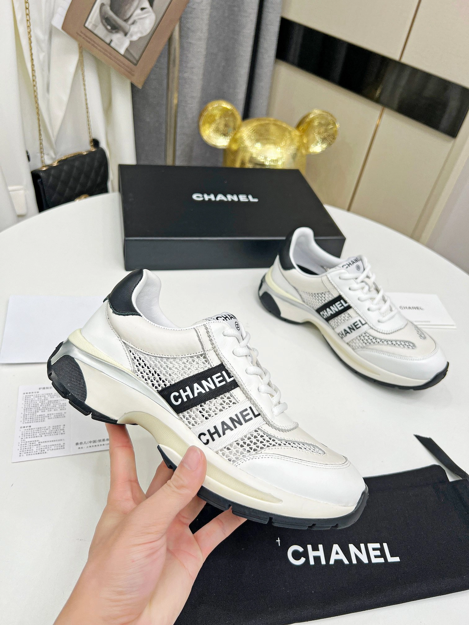 Women C*hanel Top Sneaker Low CP 20230607- Chic 6689