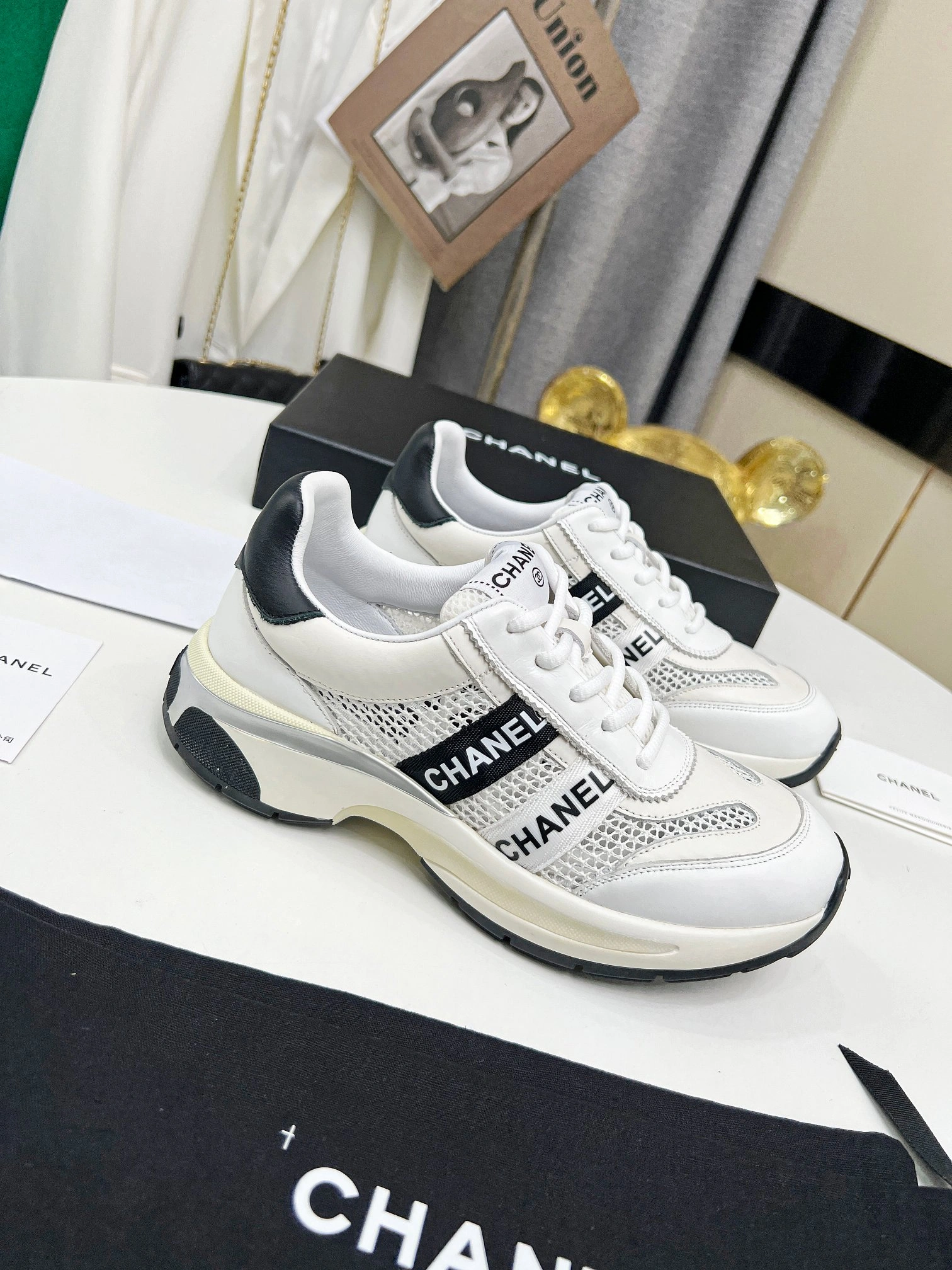 Women C*hanel Top Sneaker Low CP 20230607- Chic 6689