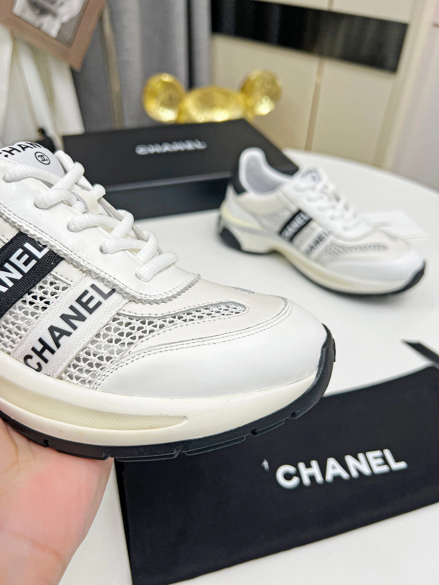 Women C*hanel Top Sneaker Low CP 20230607- Chic 6689