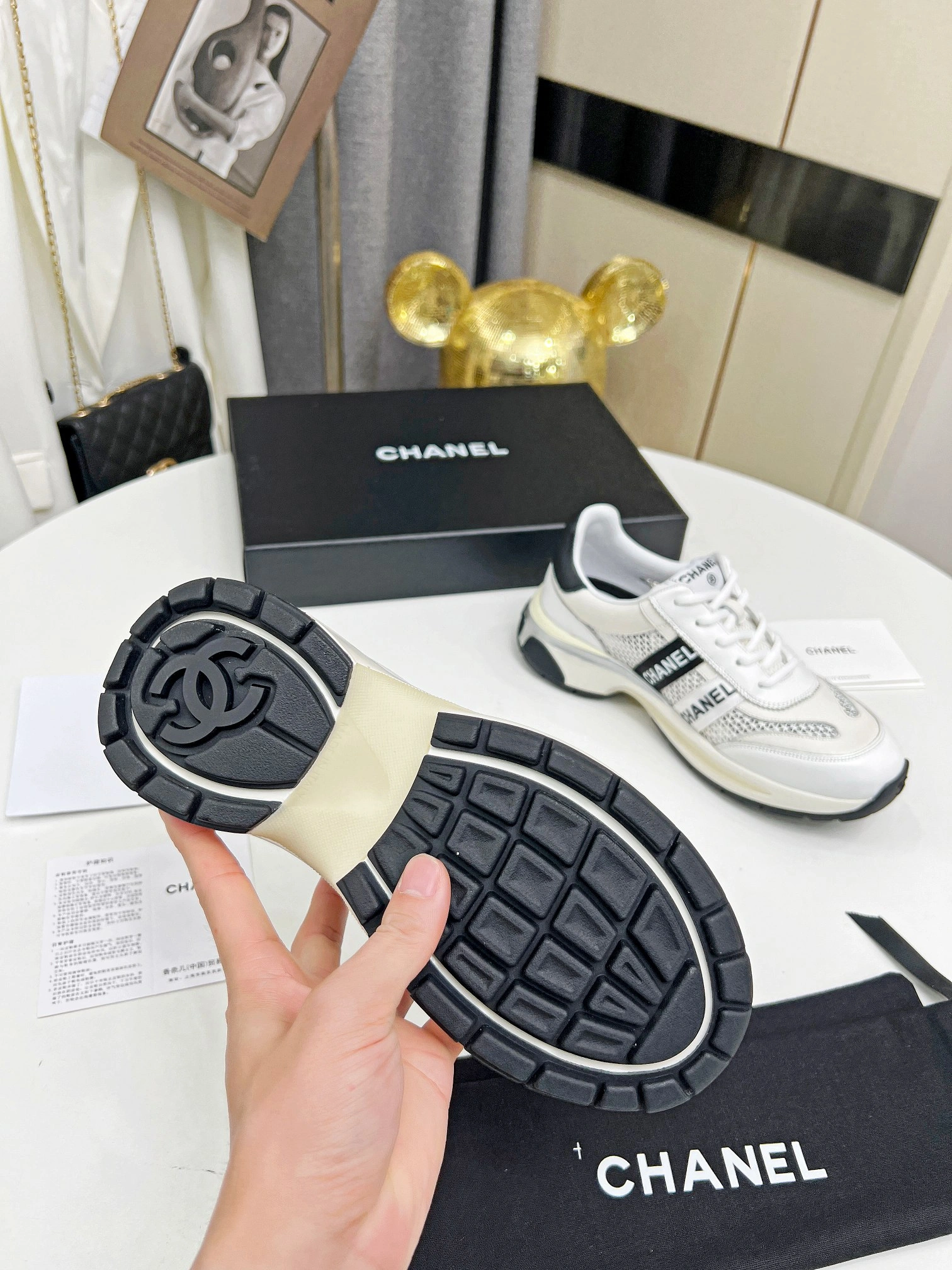 Women C*hanel Top Sneaker Low CP 20230607- Chic 6689