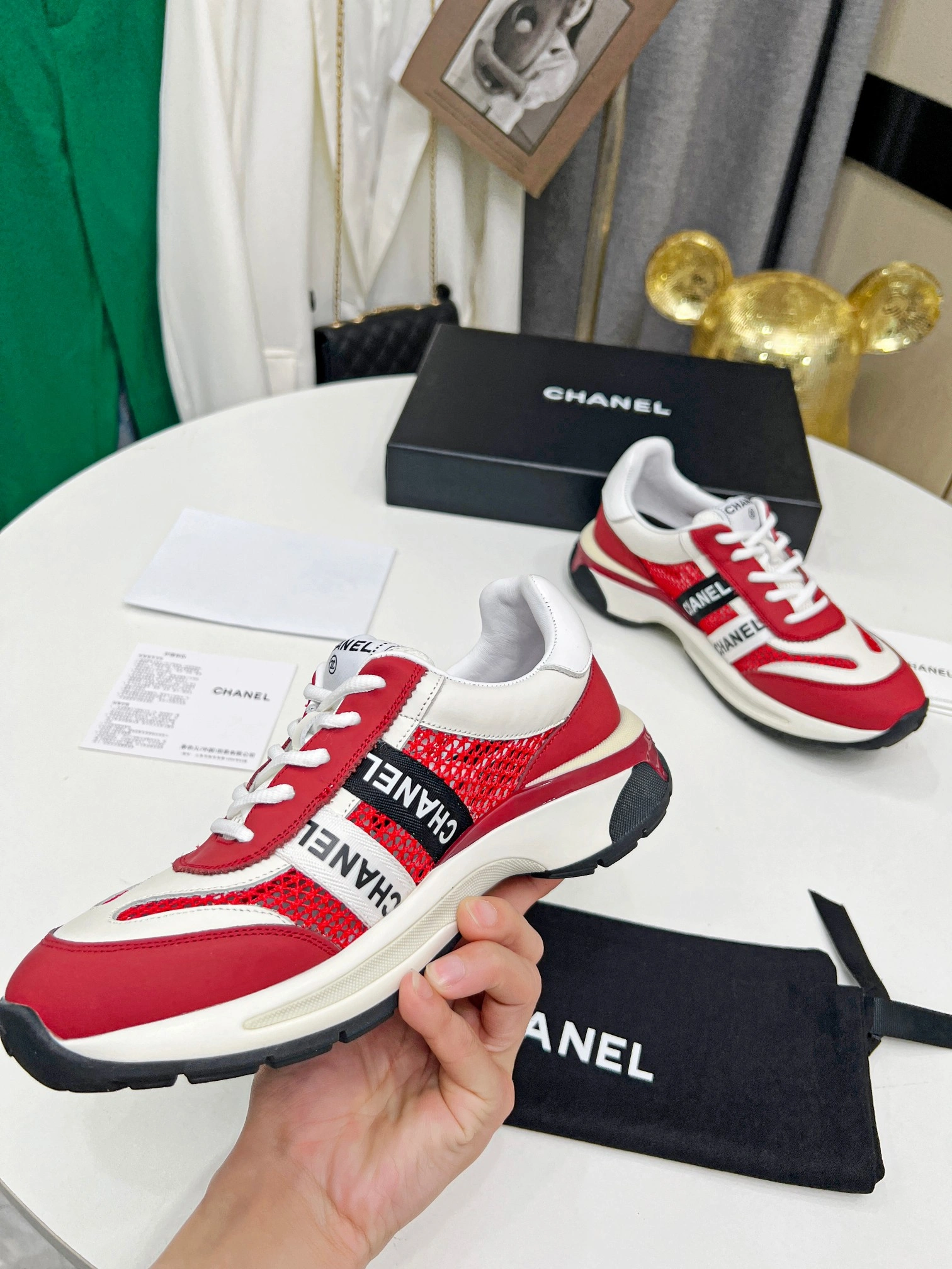 Women C*hanel Top Sneaker Low CP 20230607- Supportive 6688