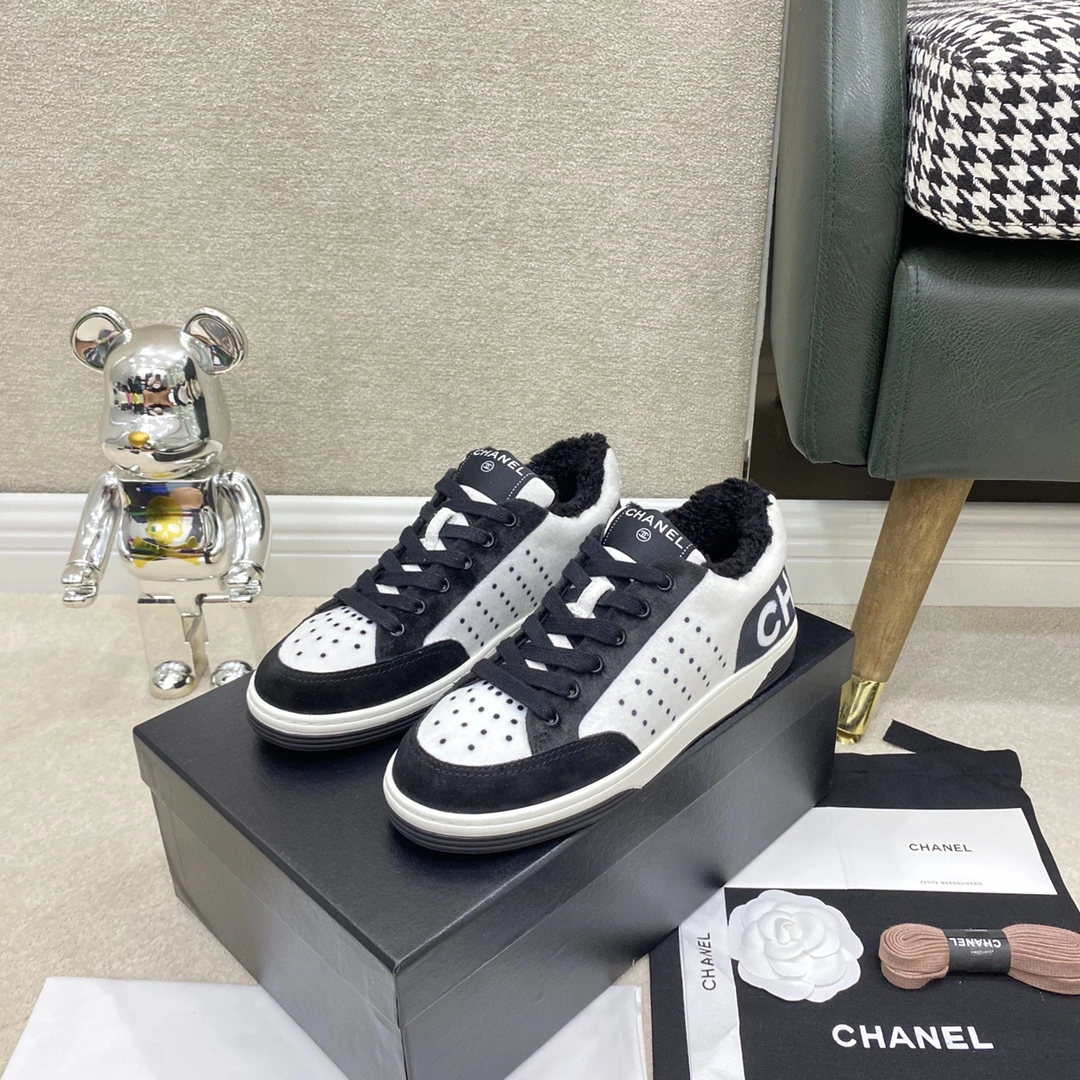 Comfortable Women C*hanel Top Sneaker 6701