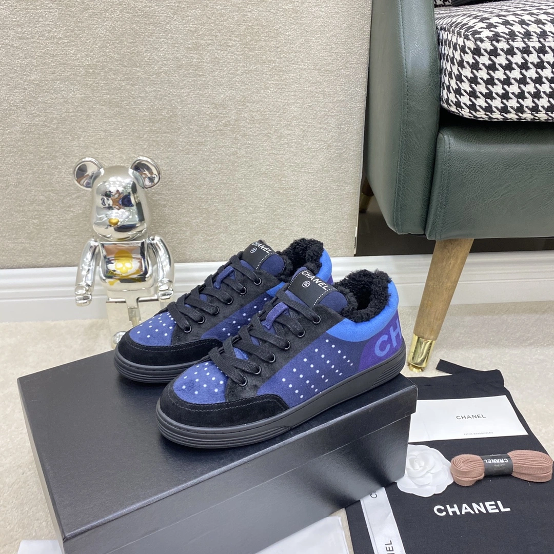 Comfortable Women C*hanel Top Sneaker 6701