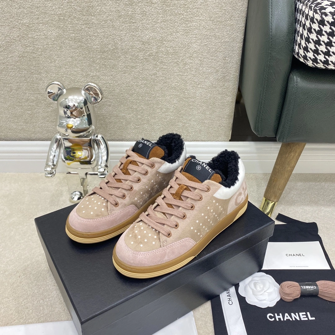 Comfortable Women C*hanel Top Sneaker 6701