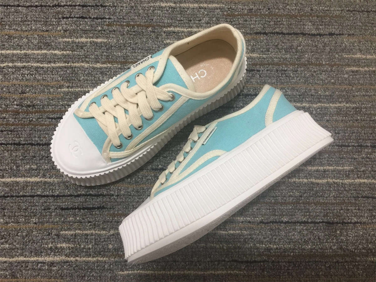 Upgraded Women C*hanel Top Sneaker 6725