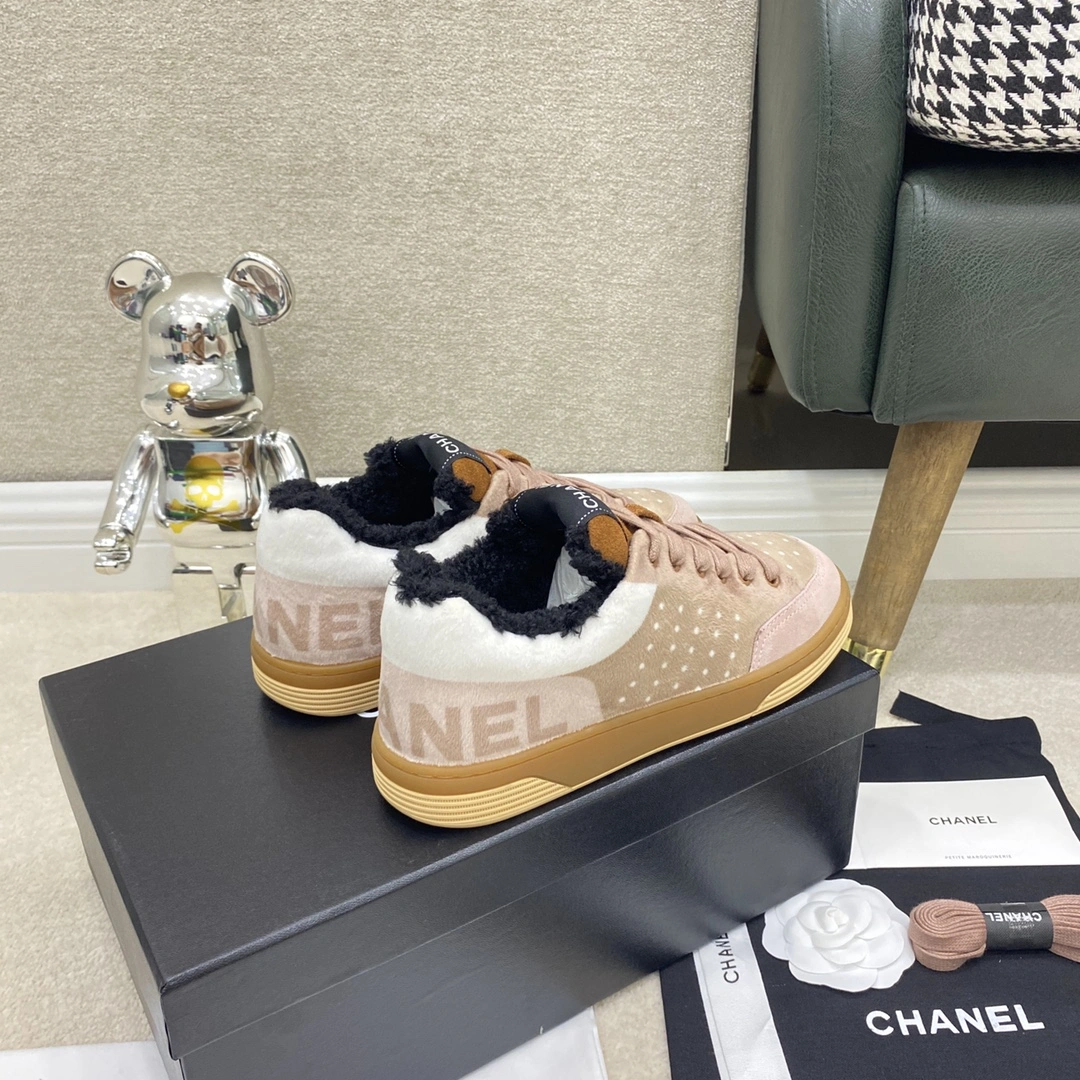 Comfortable Women C*hanel Top Sneaker 6701